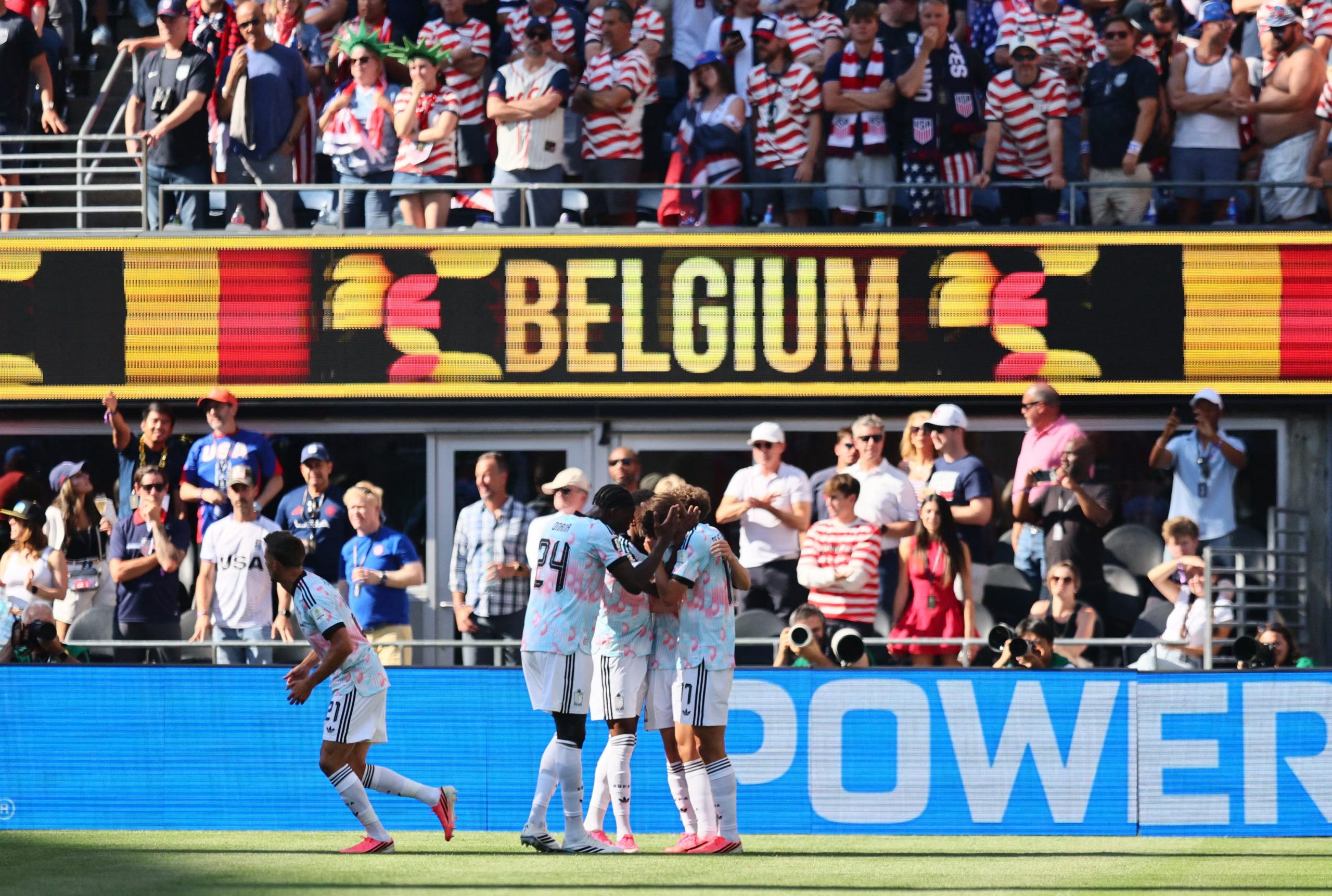 Bélgica venció 4-1 a Estados Unidos en Seattle y avanzó a los cuartos de final del Mundial 2026 (Reuters/Blake Dahlin)
