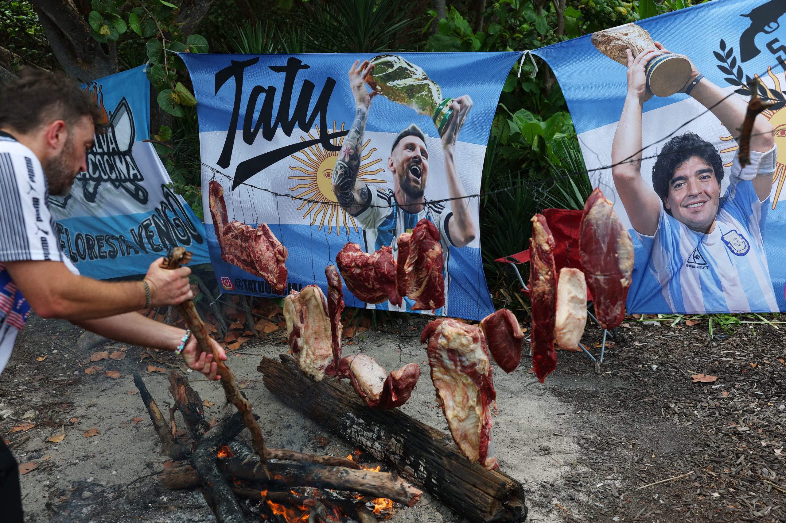 Los asados predominaron en los banderazos (REUTERS/Amanda Perobelli)