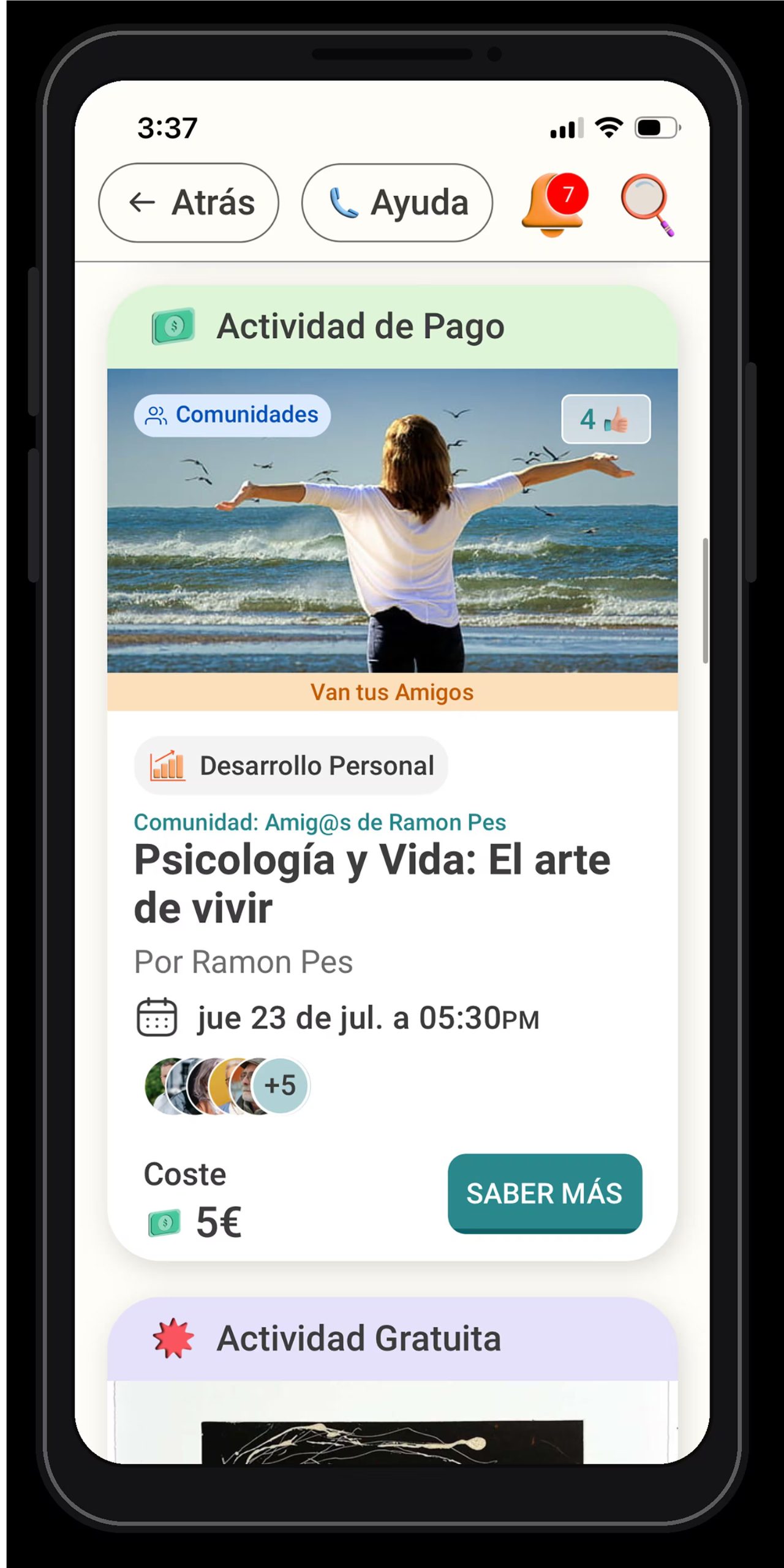 La startup rechazó el modelo cien por cien online que proponían los fondos y sostuvo que los vínculos para personas mayores se construyen en la vida real.