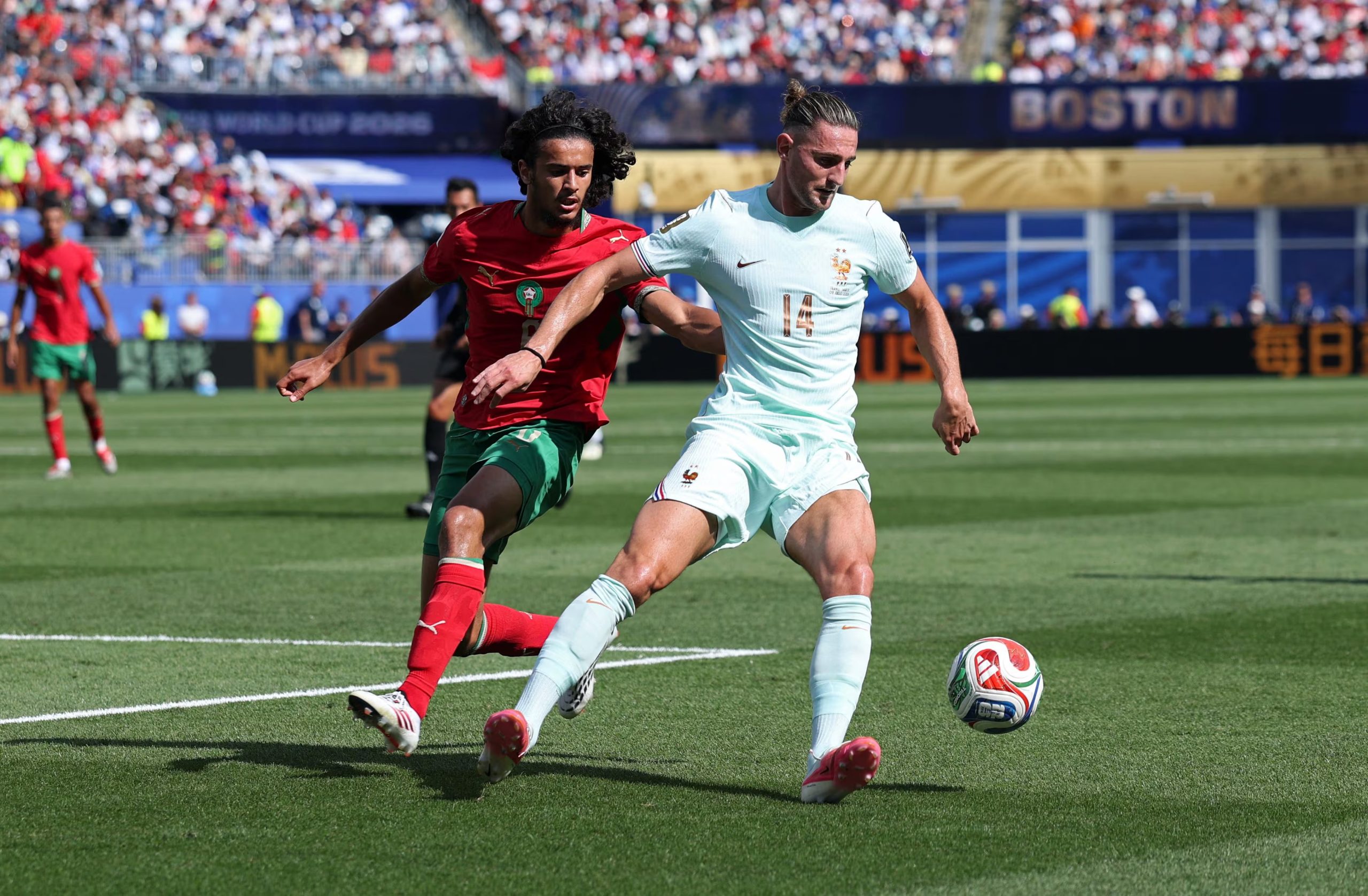 Adrien Rabiot dio sus sensaciones sobre el triunfo ante Marruecos (REUTERS/Paul Childs)
