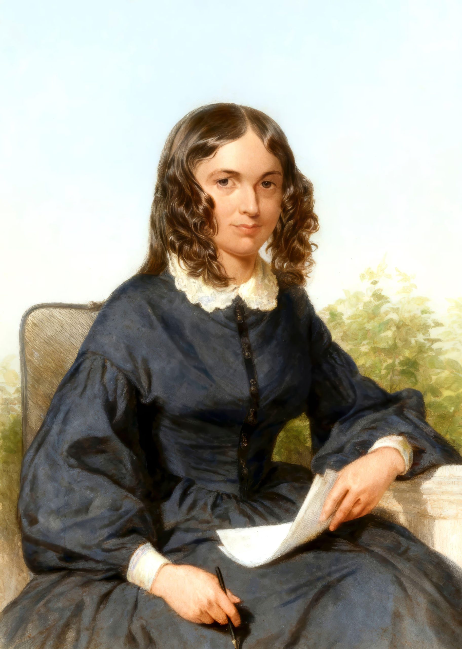 La poeta inglesa Elizabeth Barrett vivía encerrada en su casa por problemas de salud