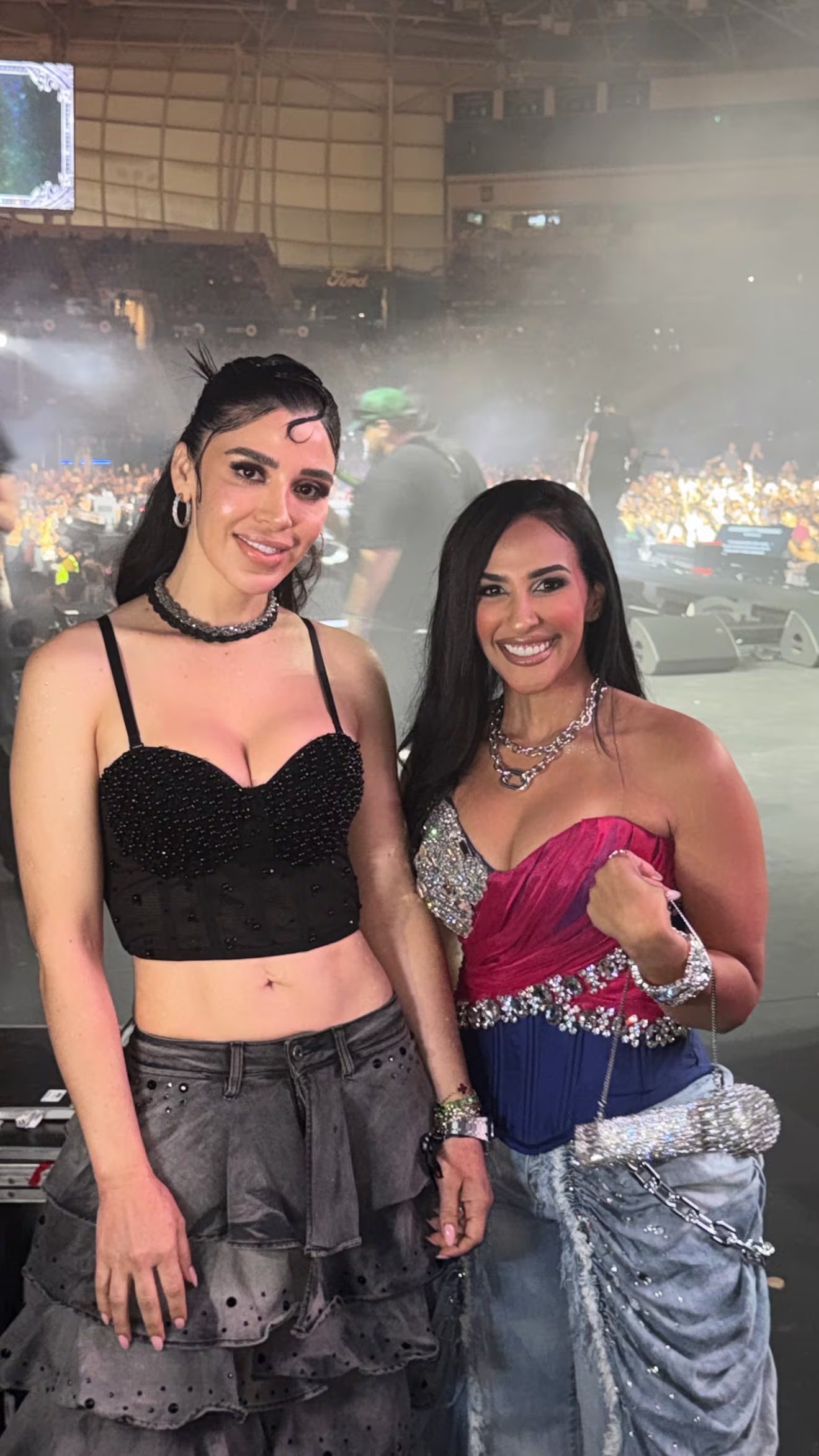 Emma Coronel y Mariel Colón en el BelicoFest. (Instagram: Emma Coronel)