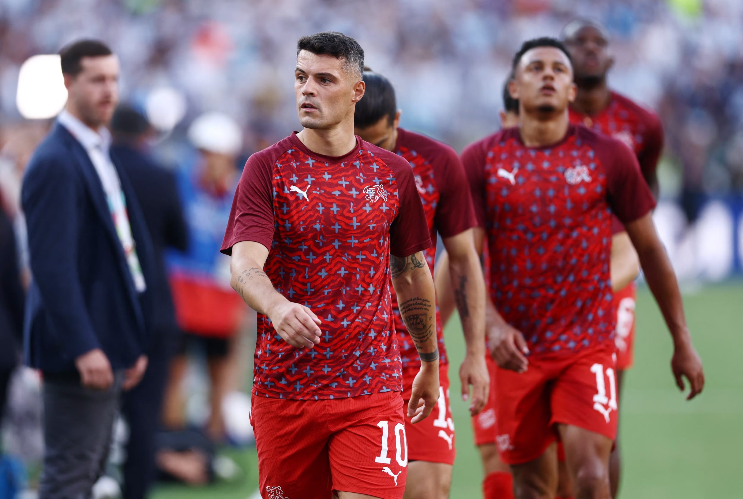 El 10 de la selección suiza Granit Xhaka