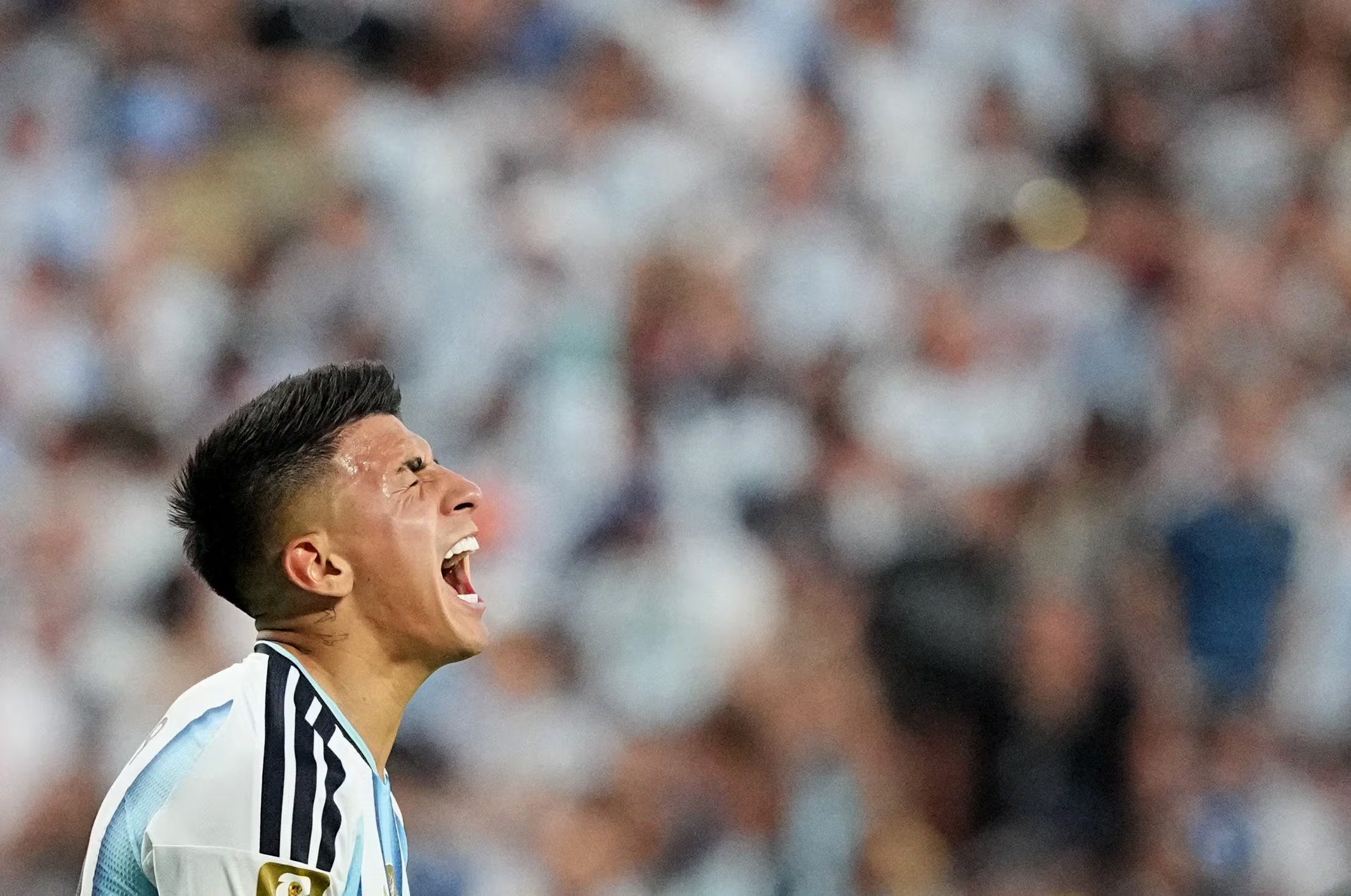 La decisión de Almada llegará una vez que concluya la participación de Argentina en el Mundial, donde el miércoles enfrenta a Inglaterra en Atlanta (Reuters/Denny Medley)