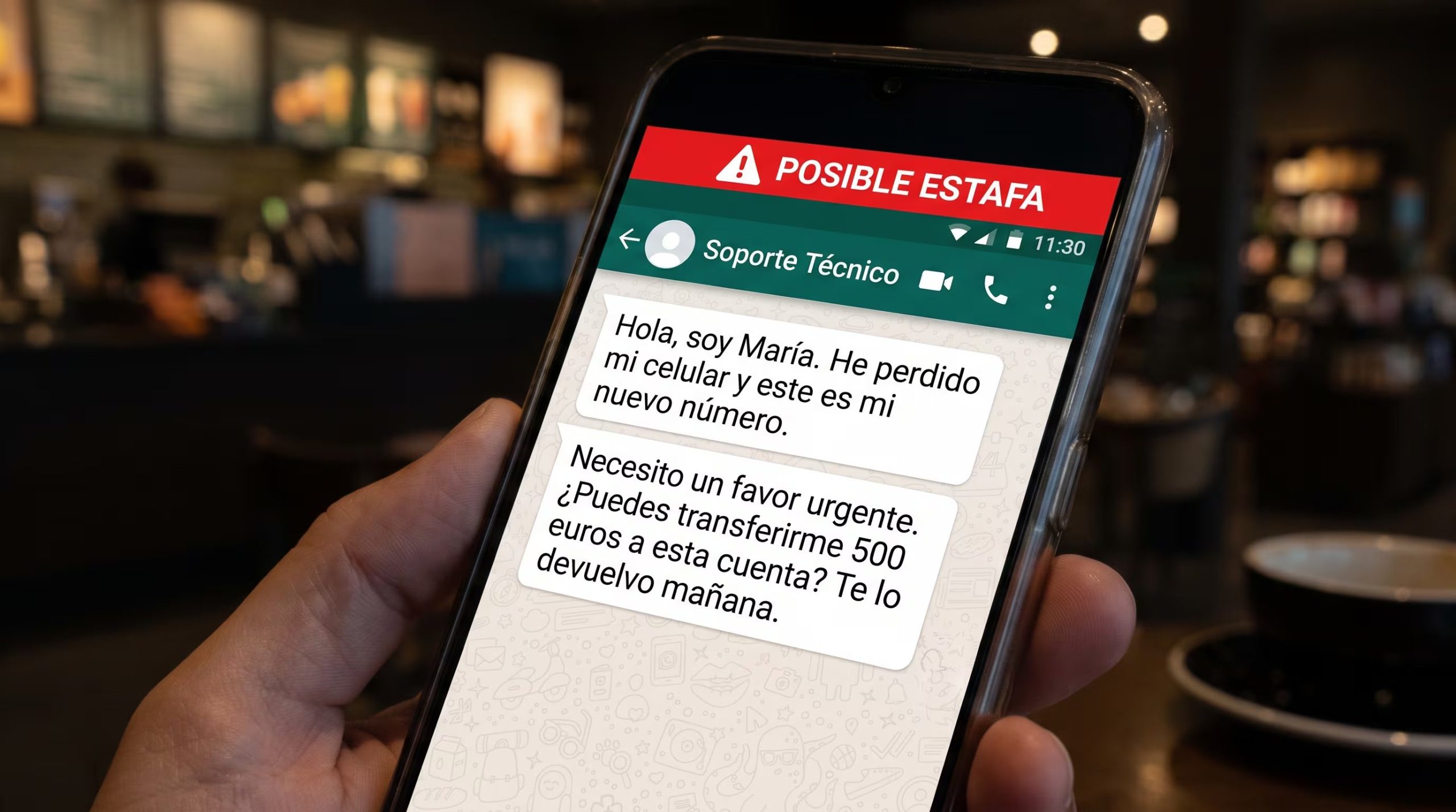 La misma aplicación recomienda no responder solicitudes de números no verificados - crédito (Imagen Ilustrativa Infobae)