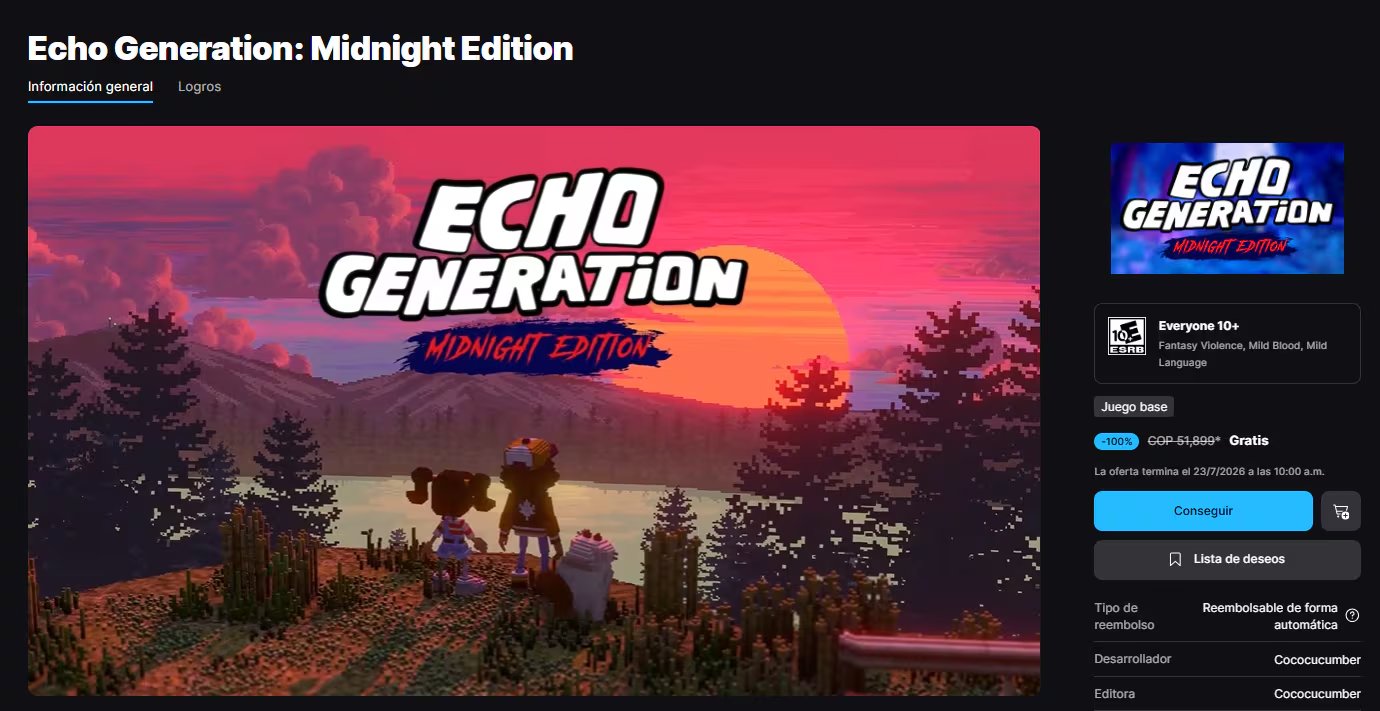Echo Generation: Midnight Edition es una aventura de rol por turnos ambientada en los años 90 en la que un grupo de chicos resuelve misterios. (Epic Games)