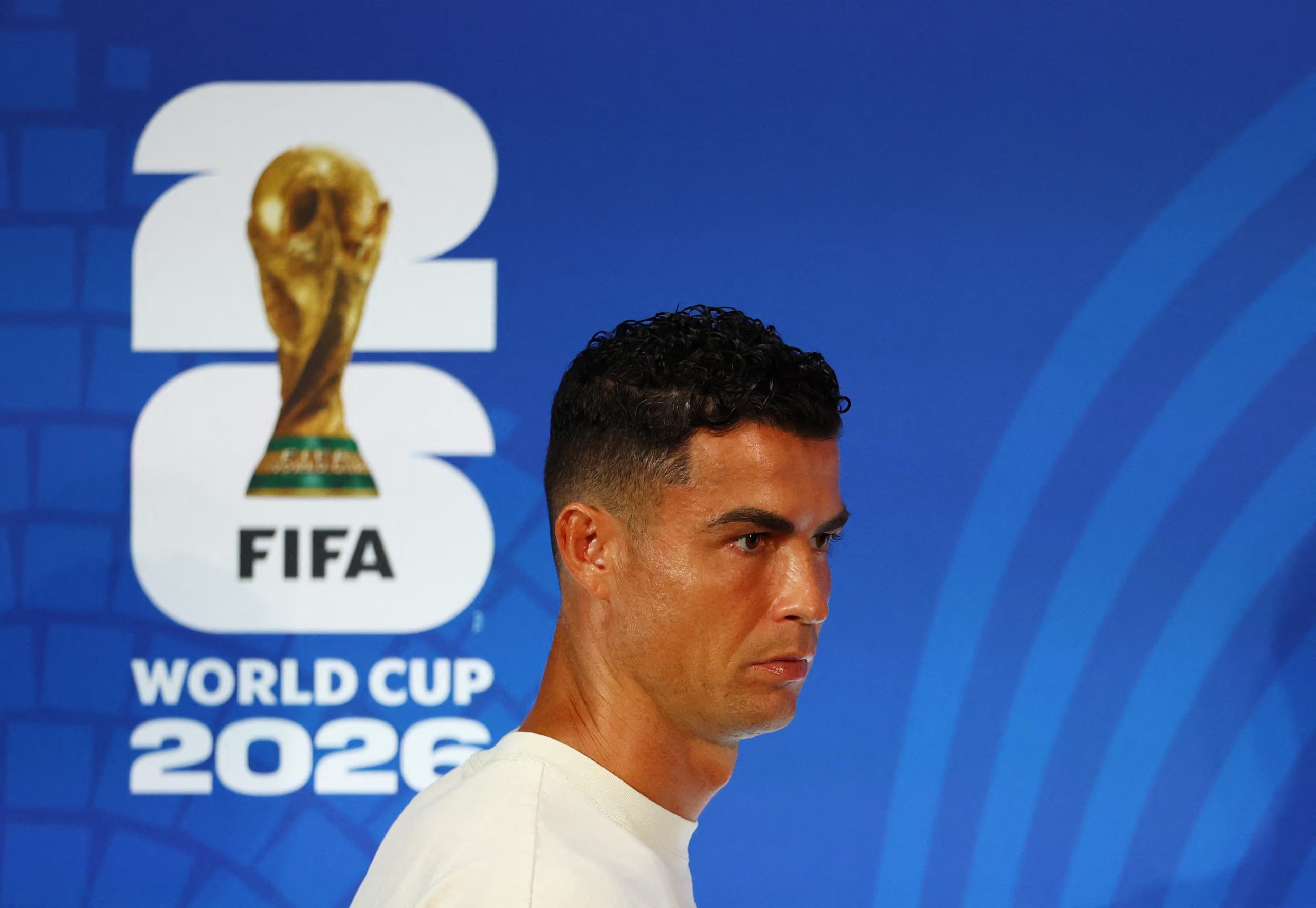 Cristiano Ronaldo, en la rueda de prensa previa al Portugal-España. (Reuters/Issei Kato)