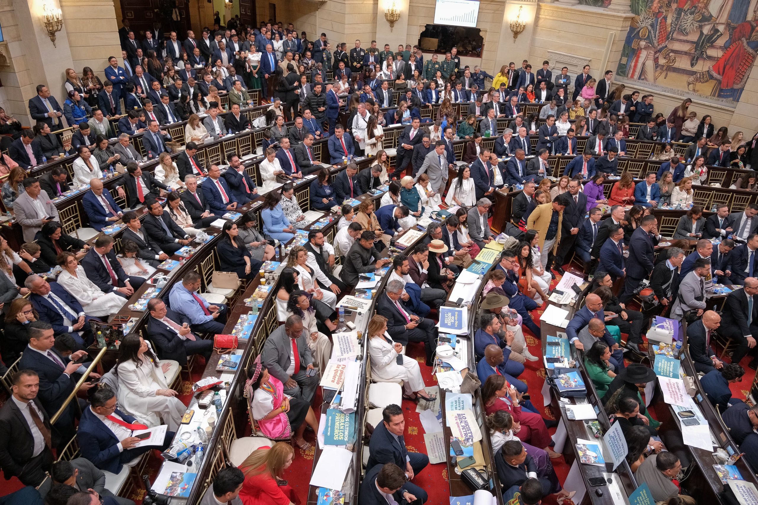 El presidente del Senado dirige las sesiones plenarias, coordina el trámite de los proyectos de ley y representa institucionalmente al Congreso de la República - crédito Ovidio González/Presidencia