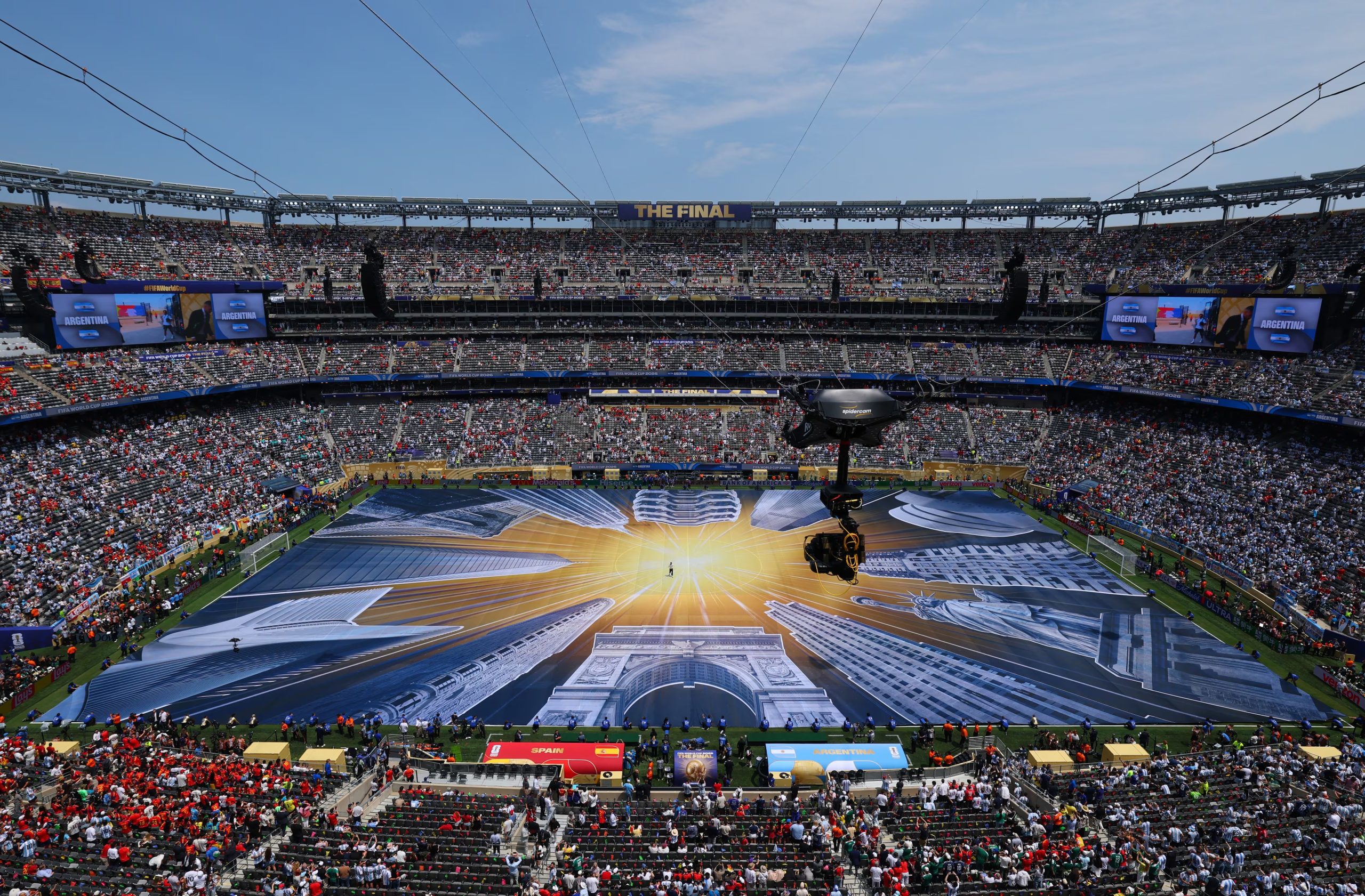 Más de 80.000 personas estarán presentes en el estadio Nueva York/Nueva Jersey de Estados Undios - crédito Mike Segar/REUTERS
