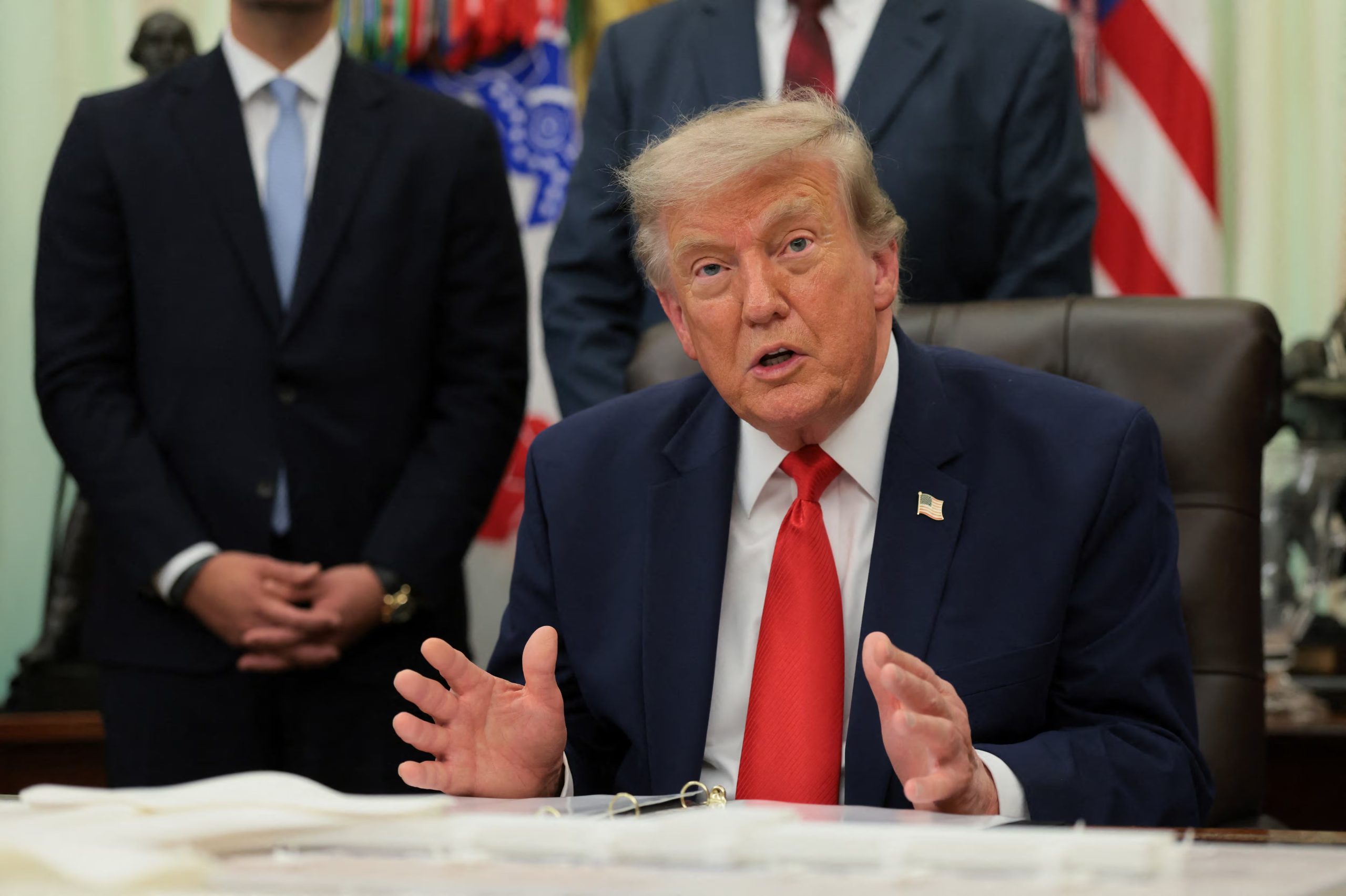 El presidente de Estados Unidos, Donald Trump, el 29 de julio de 2026 (REUTERS/Kylie Cooper)