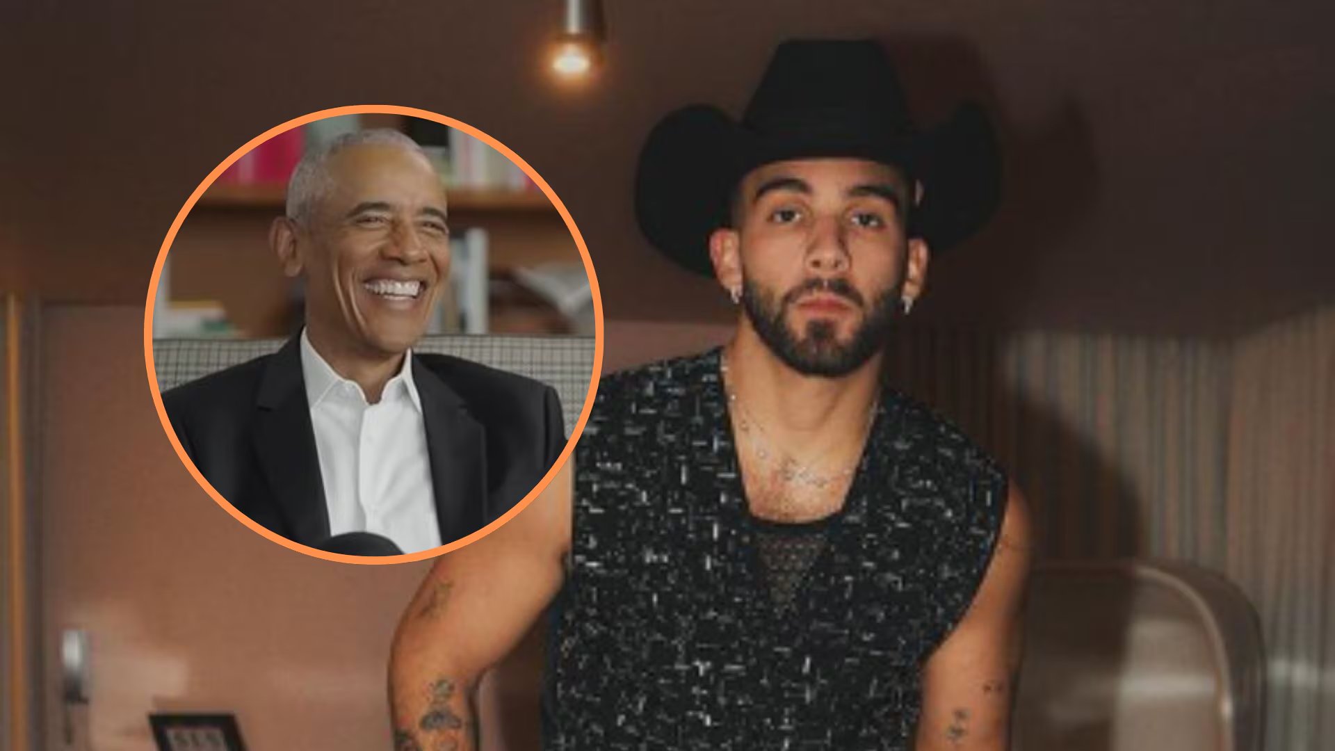 Barack Obama destaca a Manuel Turizo en su lista musical más influyente del año - crédito @manuelturizo/Instagram - captura de pantalla YouTube: @People