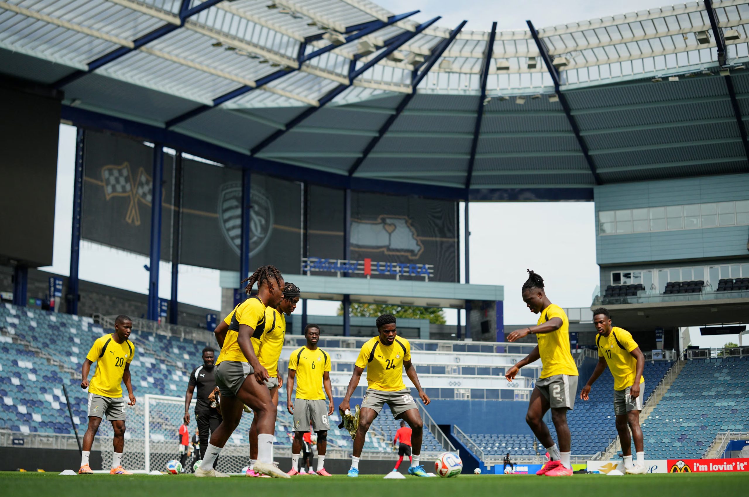 Ghana llega ante Colombia con una defensa cerrada y un ataque mínimo - crédito Jay Biggerstaff/Reuters