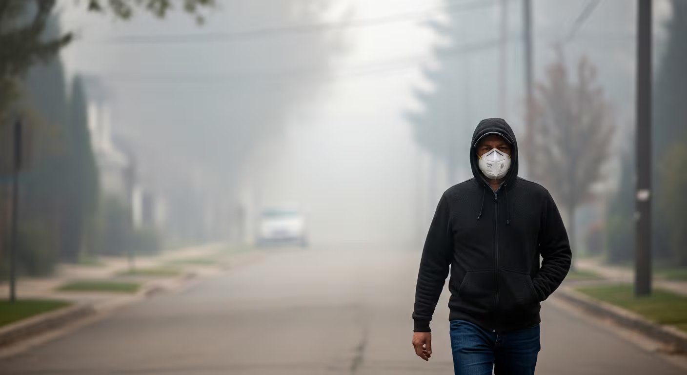 El humo de los incendios en Canadá afectó a millones de personas en el noreste y medio oeste de Estados Unidos, con impacto en ciudades como Detroit, Minneapolis, Nueva York y Boston. (Imagen Ilustrativa Infobae)