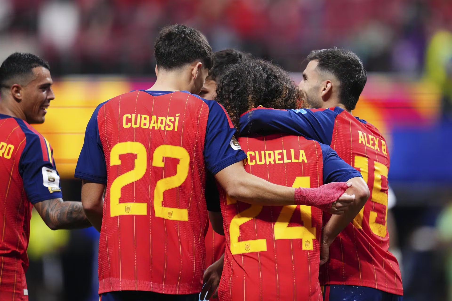 Jugadores de la selección española. (Europa Press)