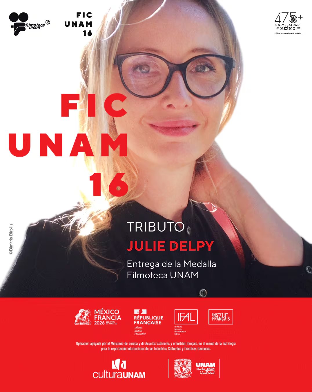 FIC UNAM rendirá homenaje a la cineasta con una retrospectiva, una clase magistral y la entrega de la Medalla Filmoteca UNAM. (Festival FICUNAM)