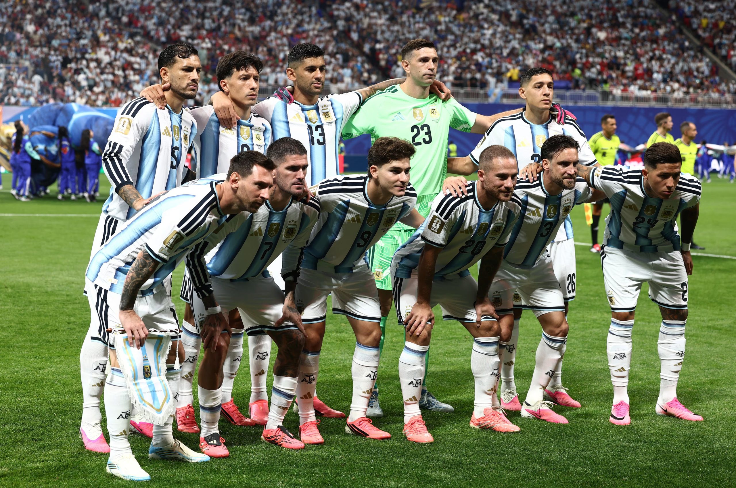 Todo de blanco para jugar contra Egipto en octavos de final (Foto: Reuters/Amanda Perobelli)