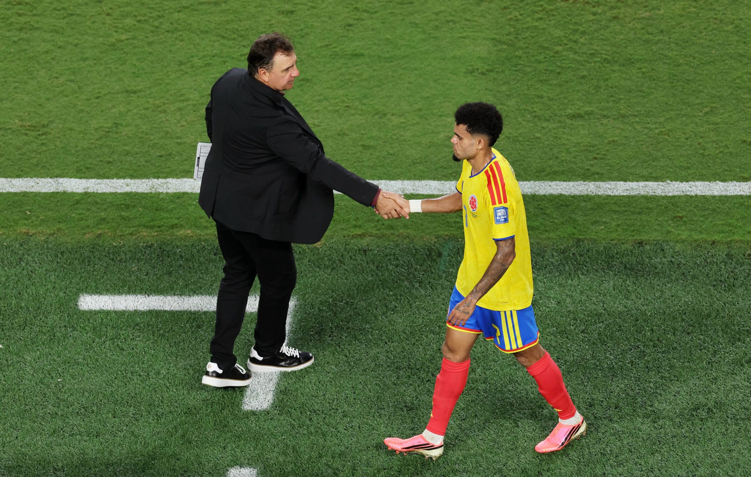 Néstor Lorenzo respaldó a Luis Díaz por su falta de gol en el Mundial 2026 - crédito Claudia Greco/Reuters 