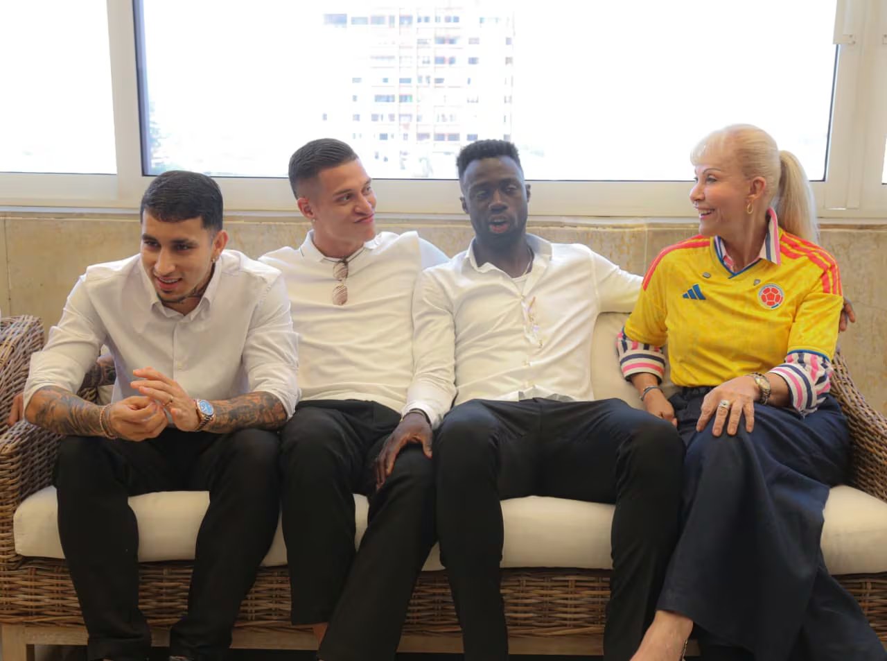 El volante del Racing de Santander de España, y con posibilidades de salir del mercado de verano en Europa sostuvo que a Colombia le faltaron cosas para competir más allá en el Mundial 2026-crédito Jefatura de Prensa Gobernación del Valle del Cauca