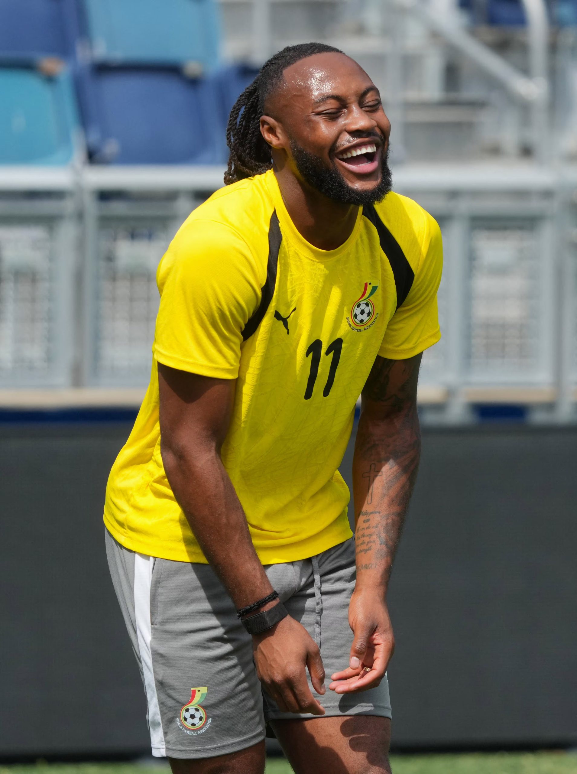 Antoine Semenyo explicó que hay presión por lo que será el duelo ante Colombia, pero confían en su talento-crédito Jay Biggerstaff/IMAGN IMAGES vía Reuters