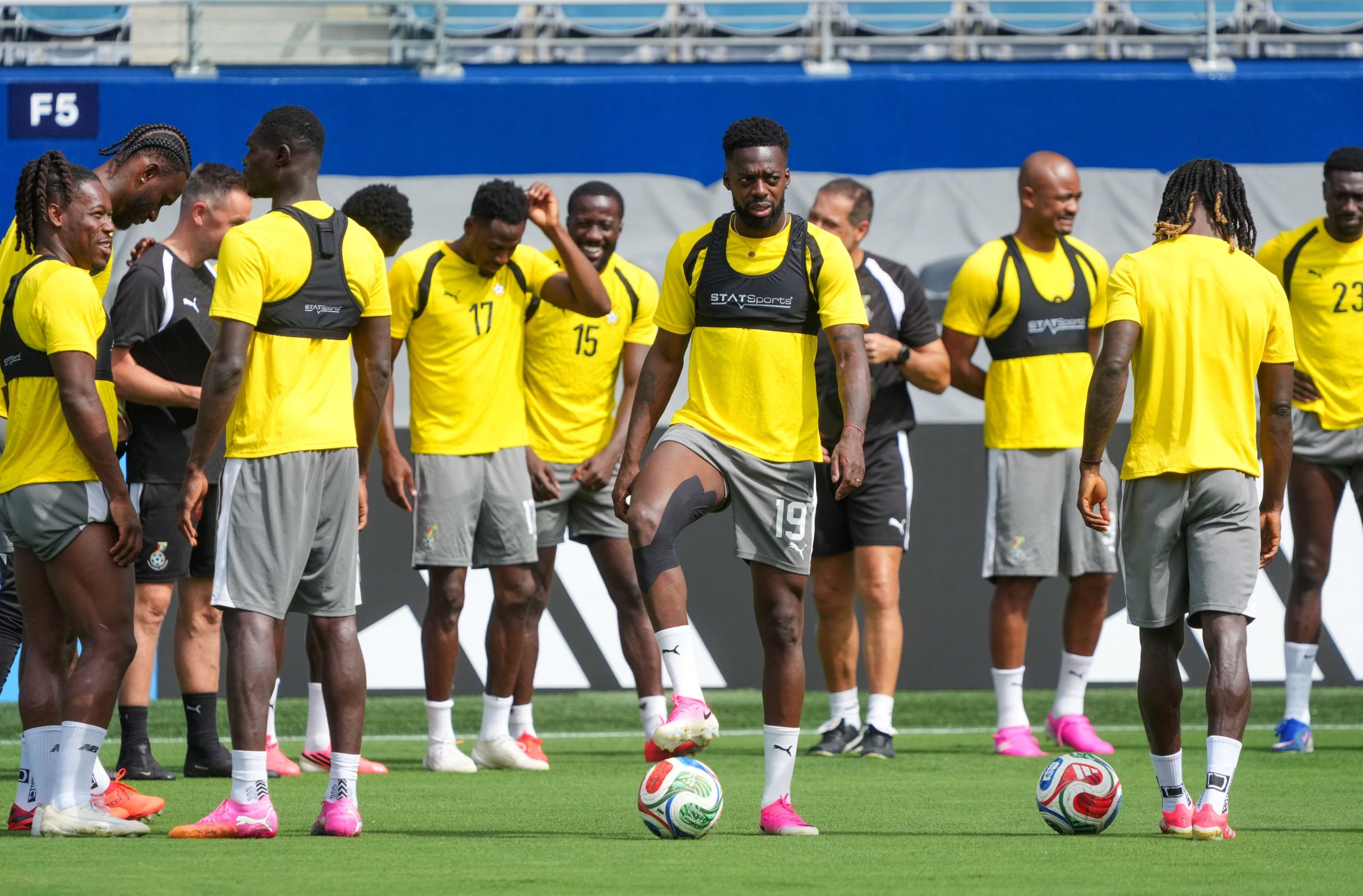 Ghana quiere volver a repetir lo que hizo en el Mundial de Sudáfrica 2010 cuando llegaron a los cuartos de final-crédito Jay Biggerstaff/IMAGN IMAGES via Reuters