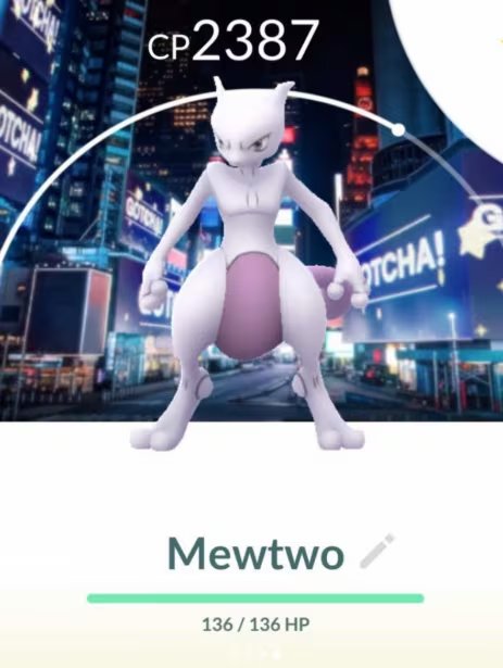 Mewtwo es exclusivo de un evento de Pokémon Go.