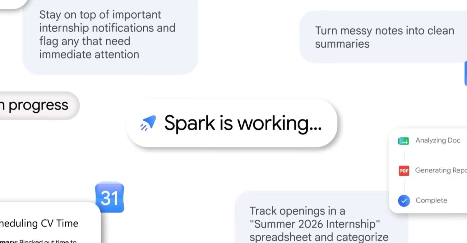 Gemini Spark puede organizar eventos y agregarlos de forma automática a Calendario. (Google)