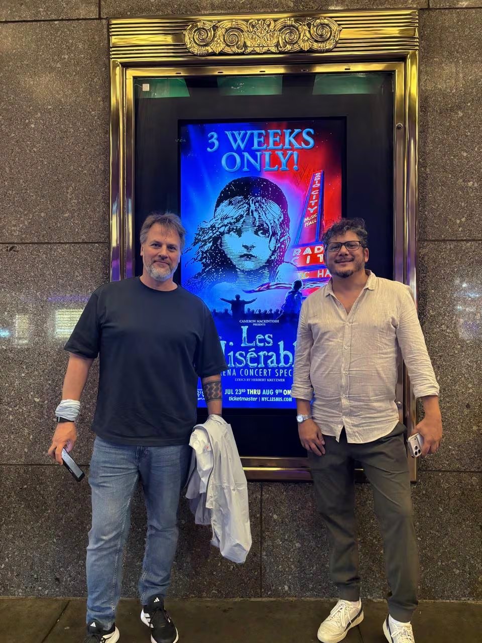 Tras el cierre de Les Misérables en Nueva York, Gerónimo Rauch presentará 26 Años en Escena en Madrid y Buenos Aires