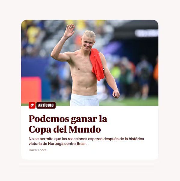 El exfutbolista noruego Kjetil Rekdal aseguró: “Podemos ganar la Copa del Mundo”