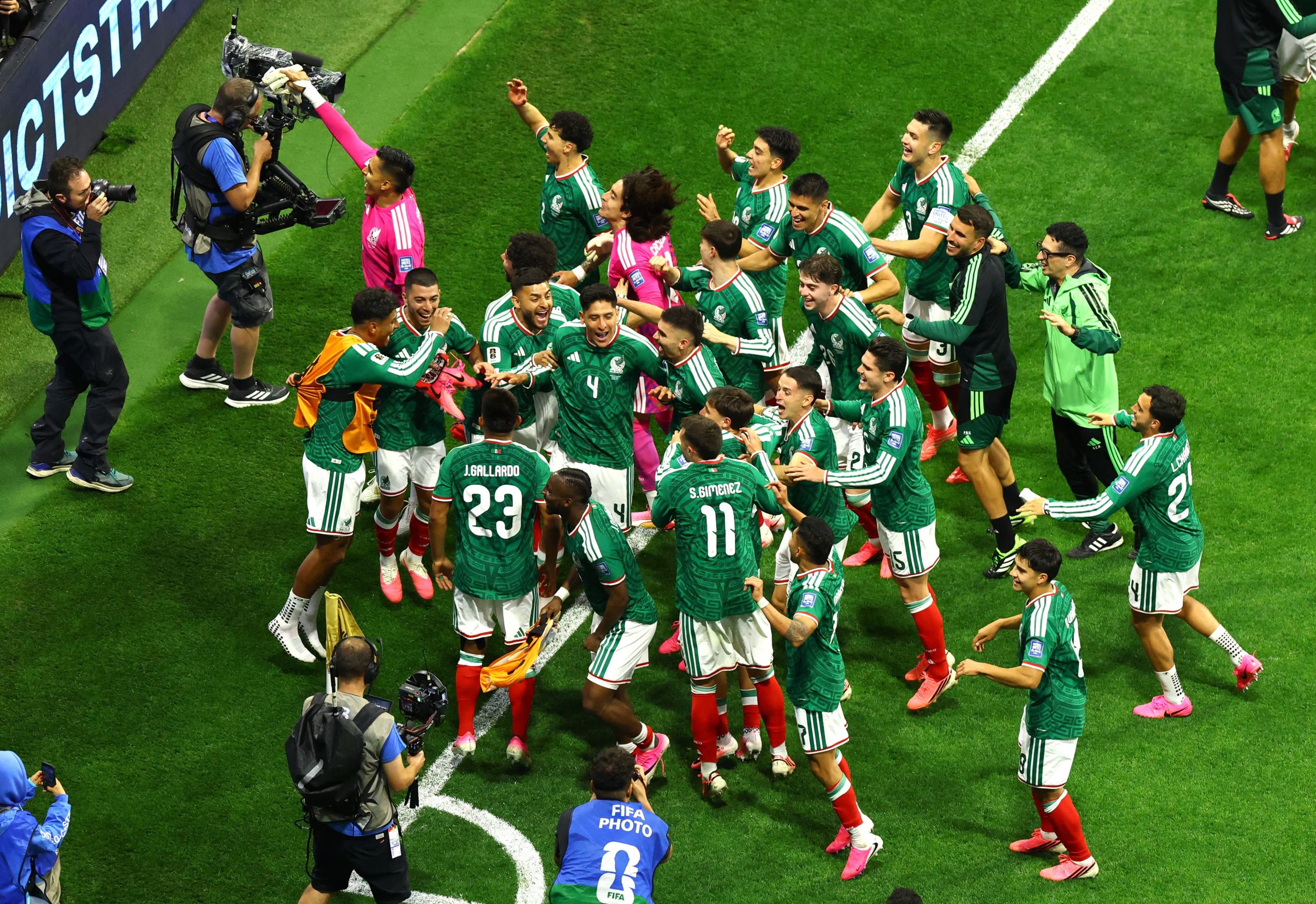 México ligó cuatro victorias de la Copa del Mundo. REUTERS/Henry Romero