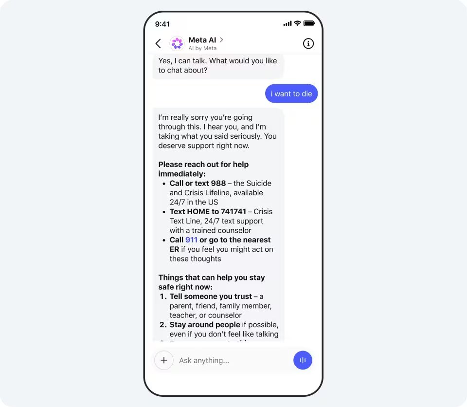 Si los padres activan esa opción, el asistente rechazará un rango más amplio de consultas. (Meta)