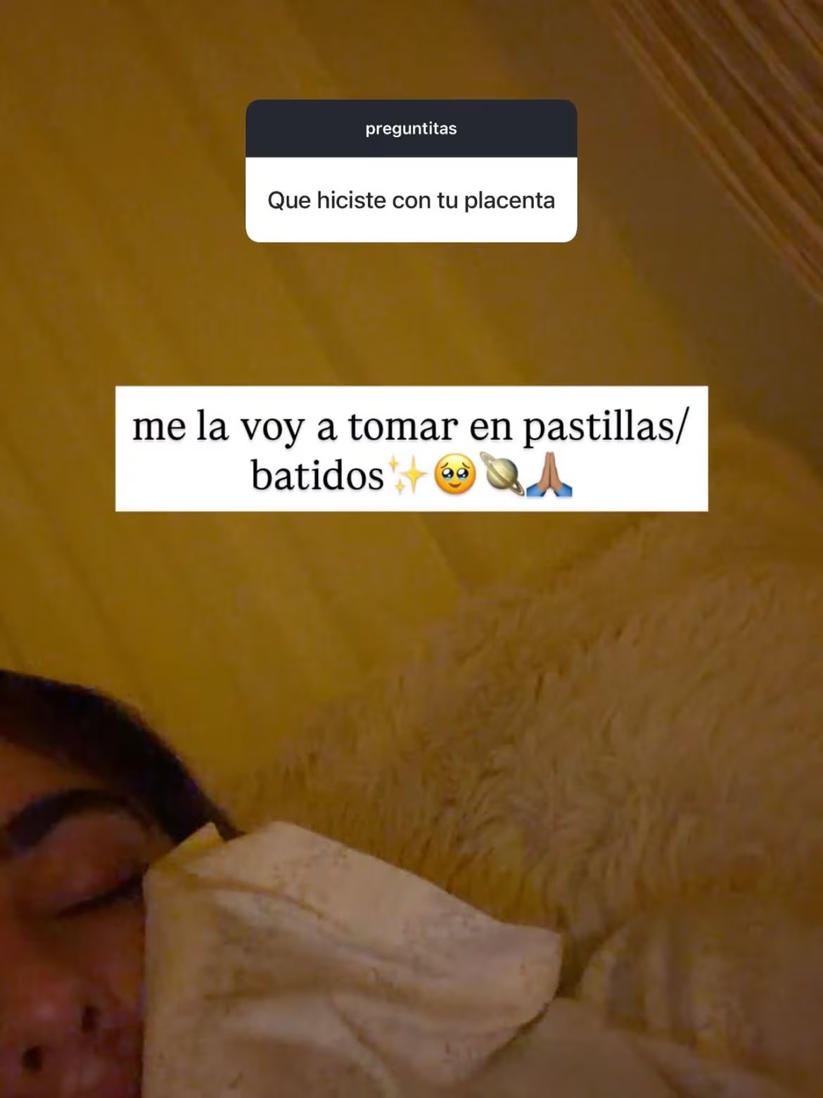 Isabella Ladera confesó que se comerá su placenta - crédito @inforfarandulacolombia/IG