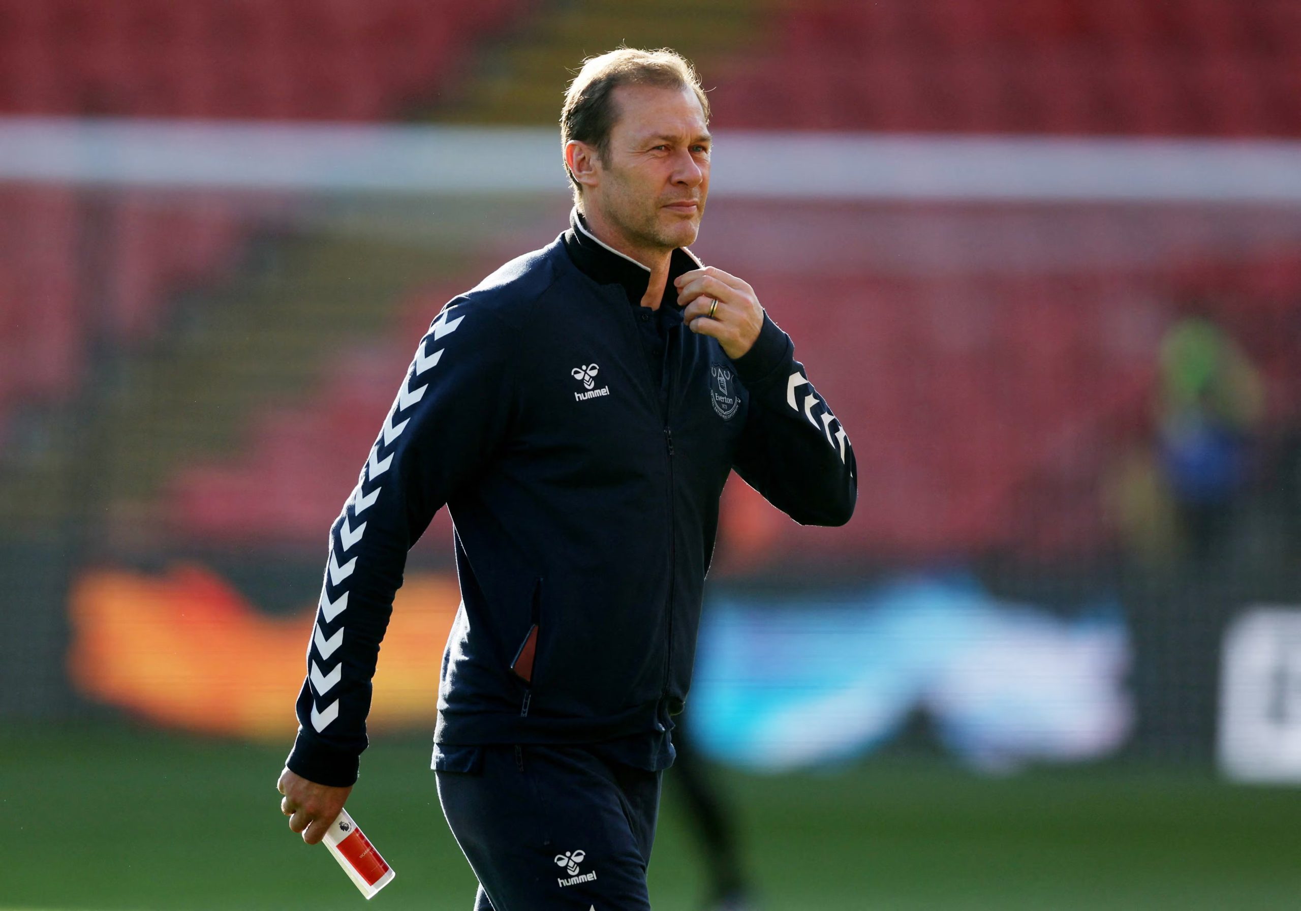 Duncan Ferguson es un hombre muy recordado en Everton por su labor como asistente técnico de Carlo Ancelotti - crédito Matthew Childs/Action Images vía Reuters