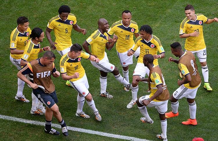 Juan Fernando Quintero apareció con Colombia en Mundiales por primera vez en Brasil 2014 - crédito @CONMEBOL/X