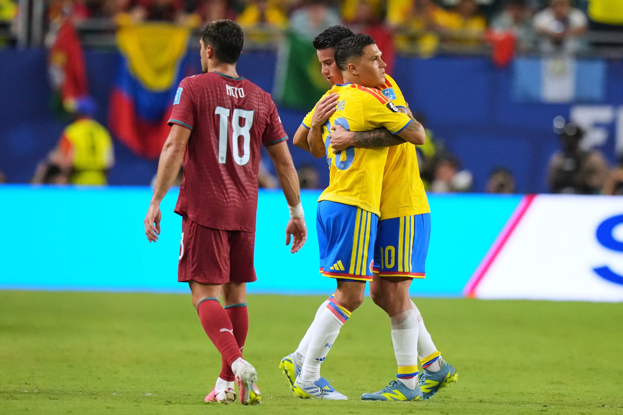 Juan Fernando Quintero fue el sustituto natural de James Rodríguez durante la Copa Mundial de la FIFA 2026 - crédito AP Foto/Lynne Sladky