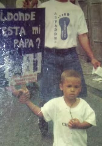 La fotografía de Juan Fernando Quintero preguntándose dónde está su papá, Jaime Quintero - crédito Los Infomantes