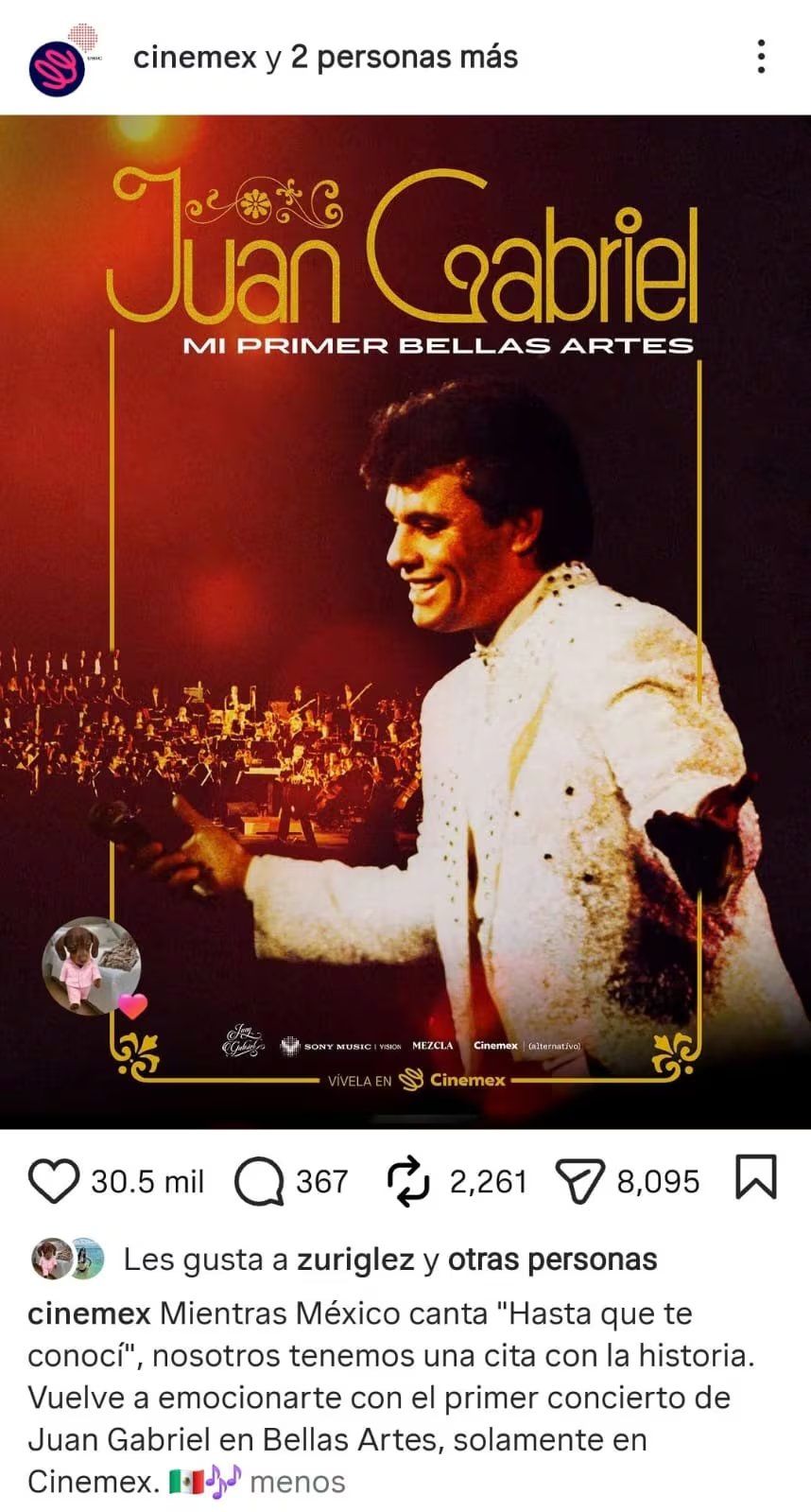 La película del concierto 