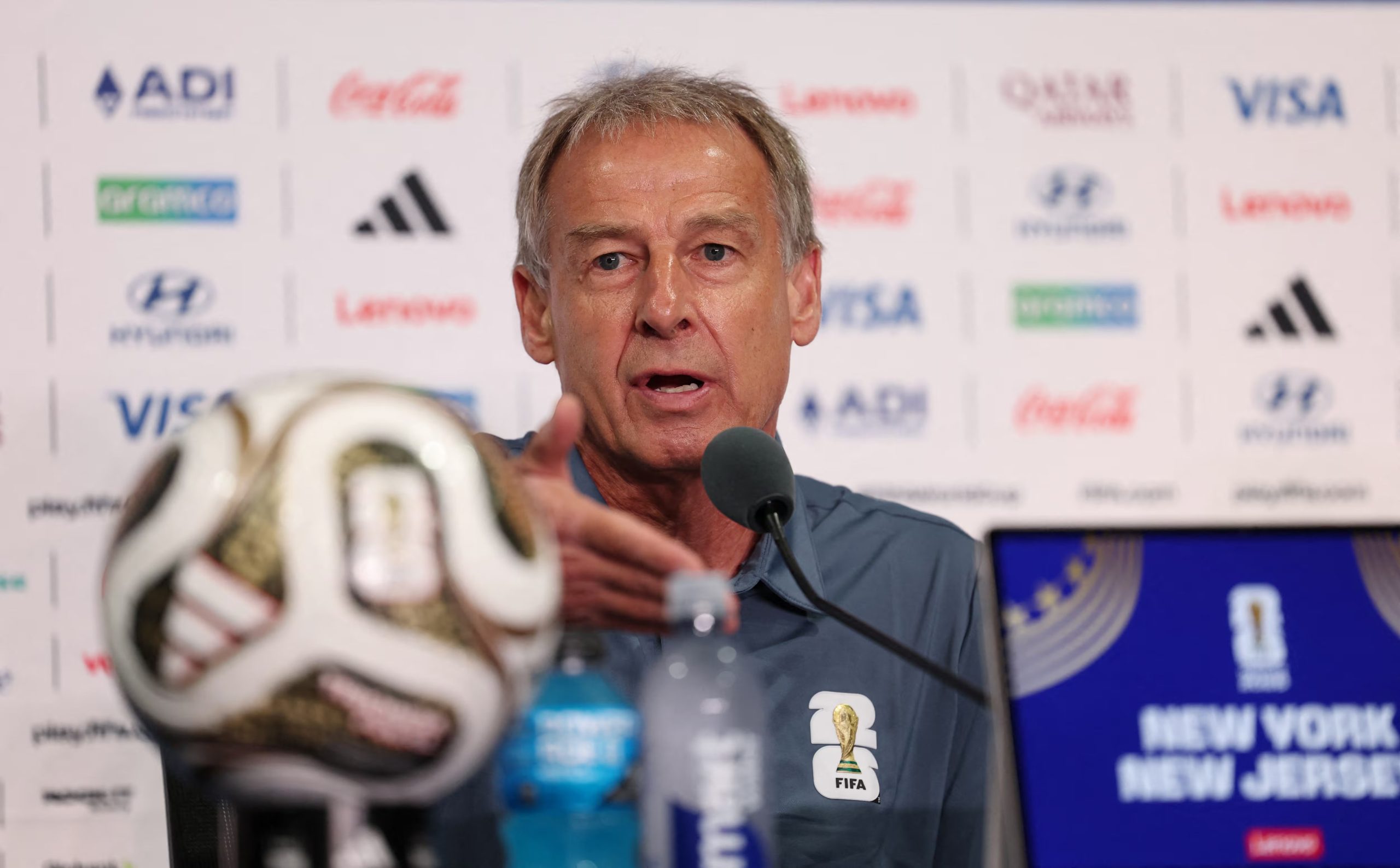 En la previa de la final del Mundial 2026, Klinsmann afirmó que no comprende cómo Inglaterra ganó en Ciudad de México pese a la altitud y la presión del Estadio Azteca. REUTERS/Amanda Perobelli