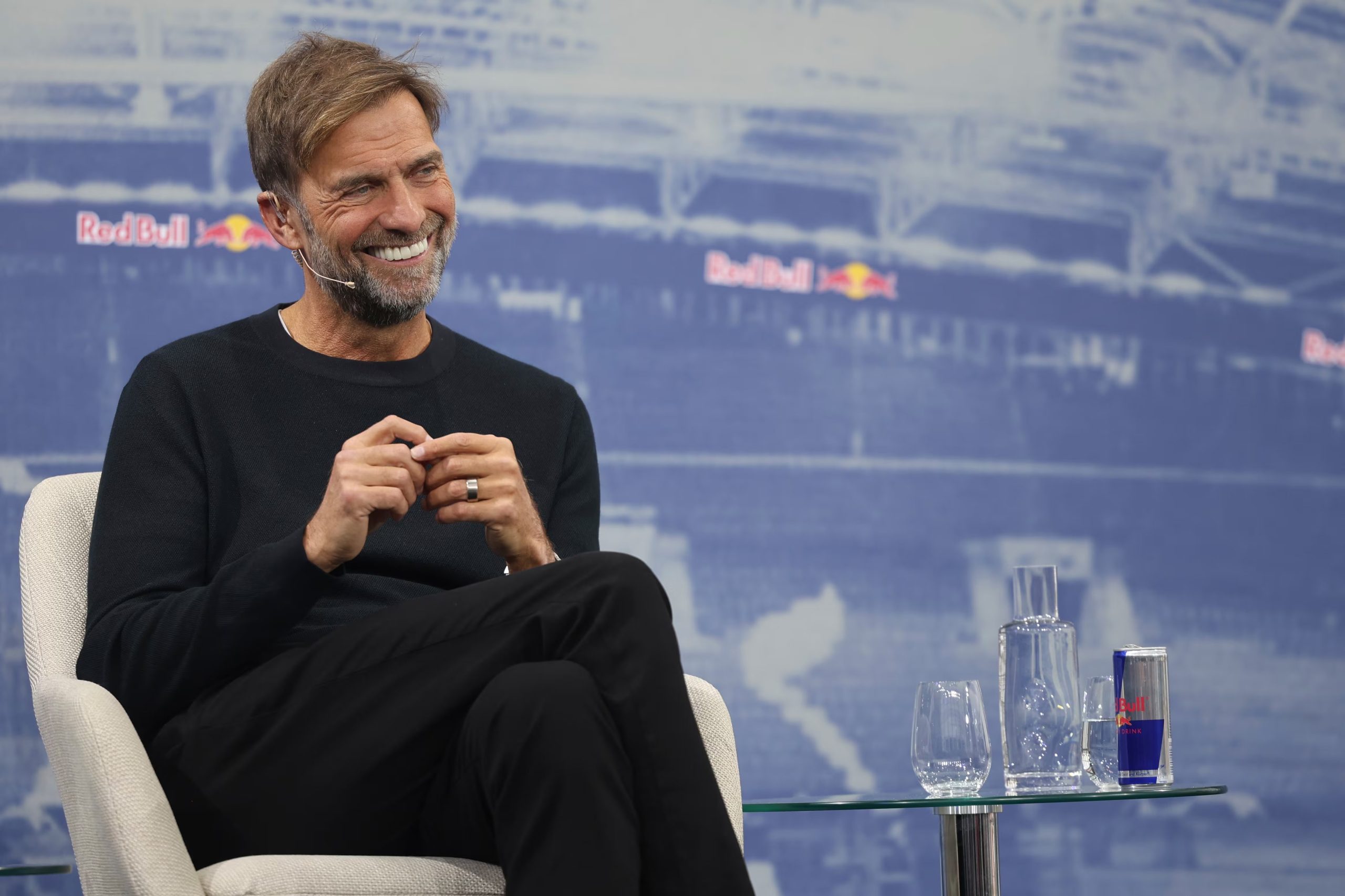 Klopp es embajador de fútbol de Red Bull. (AP Foto/Haiko Mandl)