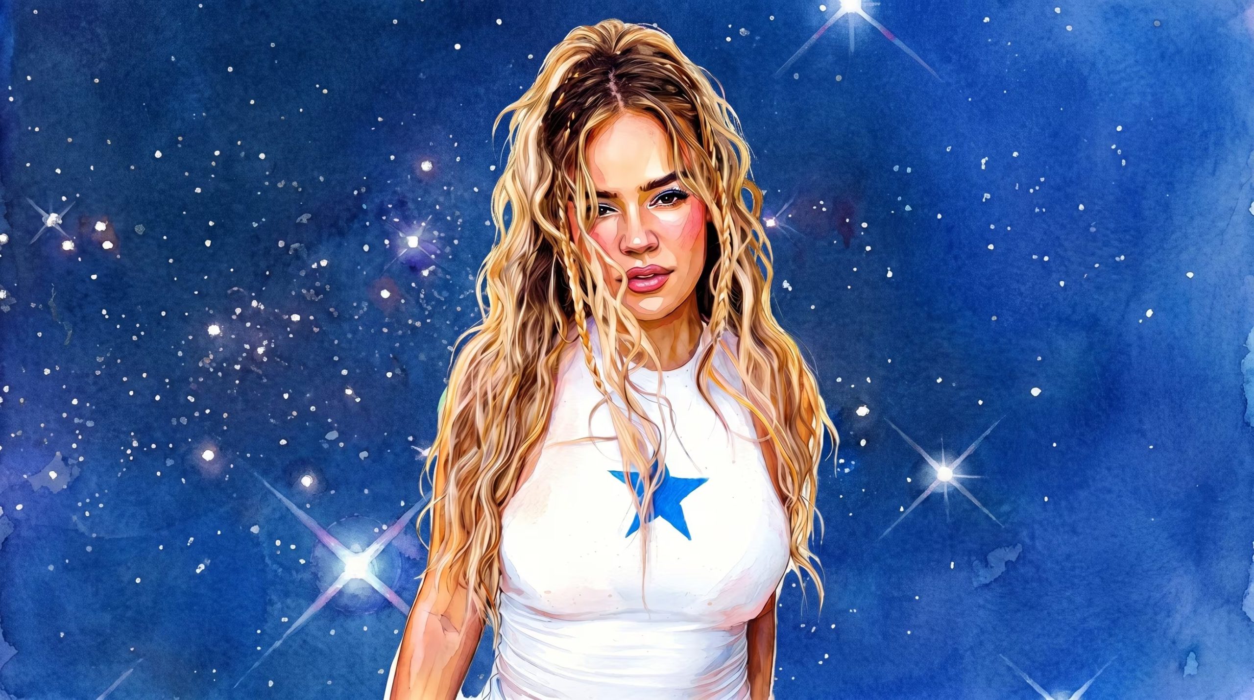 El nuevo álbum de Karol G despierta expectativas por posibles colaboraciones y una estética repleta de brillos - crédito VisualesIA Infobae