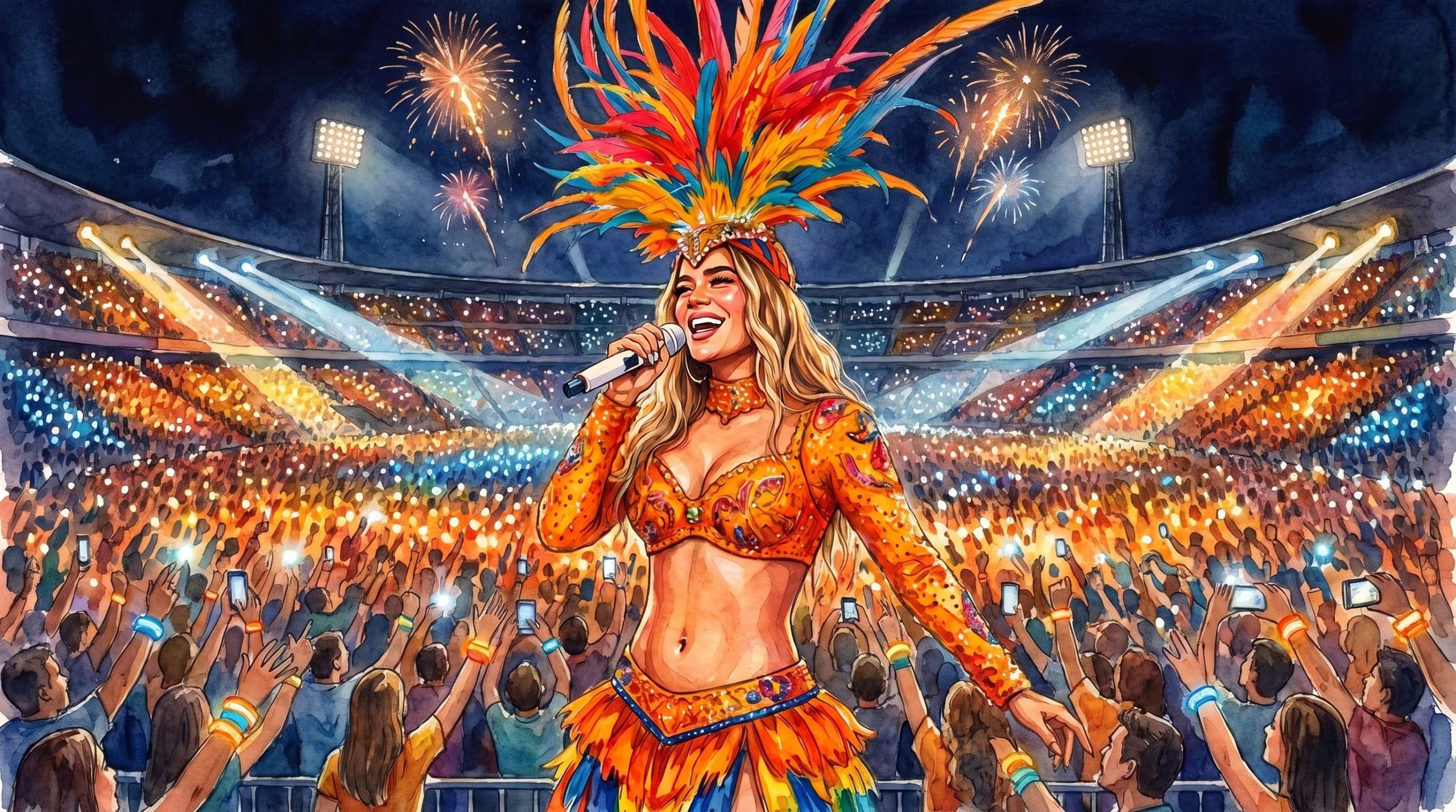 Karol G se alista para una gira internacional que busca celebrar la diversidad y fortalecer el sentido de pertenencia latino - crédito VisualesIA Infobae