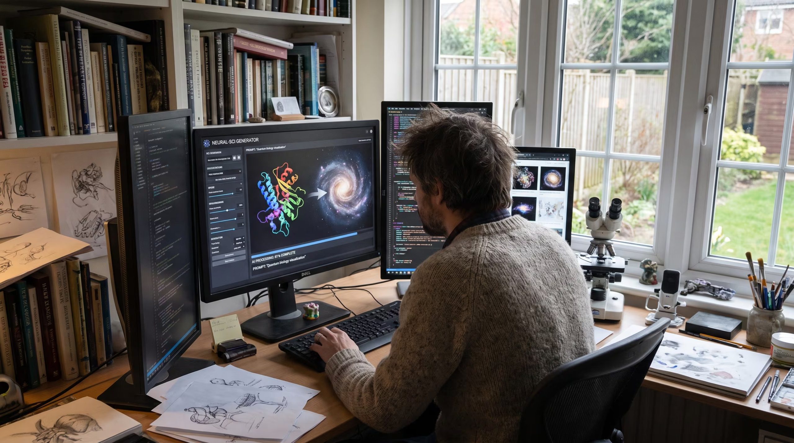 Herramientas de inteligencia artificial como Midjourney y DALL-E permiten a investigadores sin formación en diseño producir ilustraciones científicas en menos tiempo y a menor costo. (Imagen Ilustrativa Infobae)