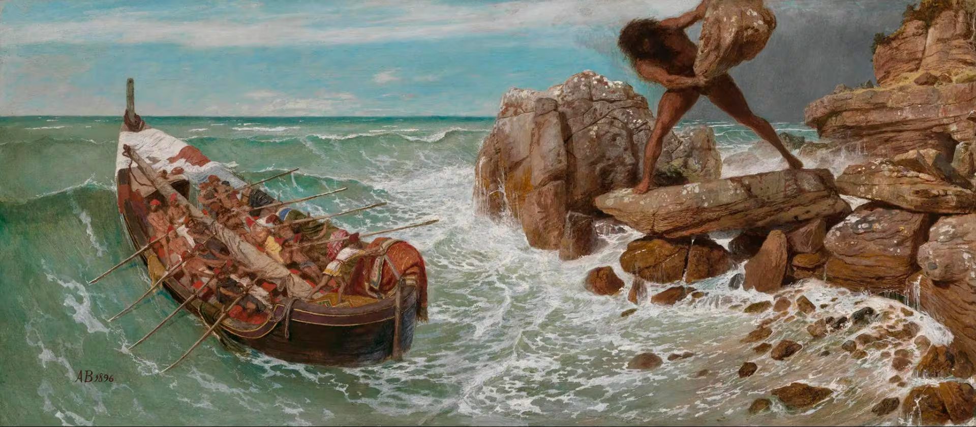 «Odiseo y Polifemo», de Arnold Böcklin
