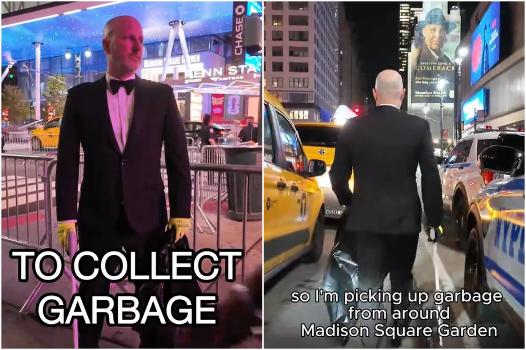 Justin Gignac vendió en menos de 24 horas las 50 unidades de basura recogida cerca del Madison Square Garden por 25 dólares cada una (NYC Garbage)