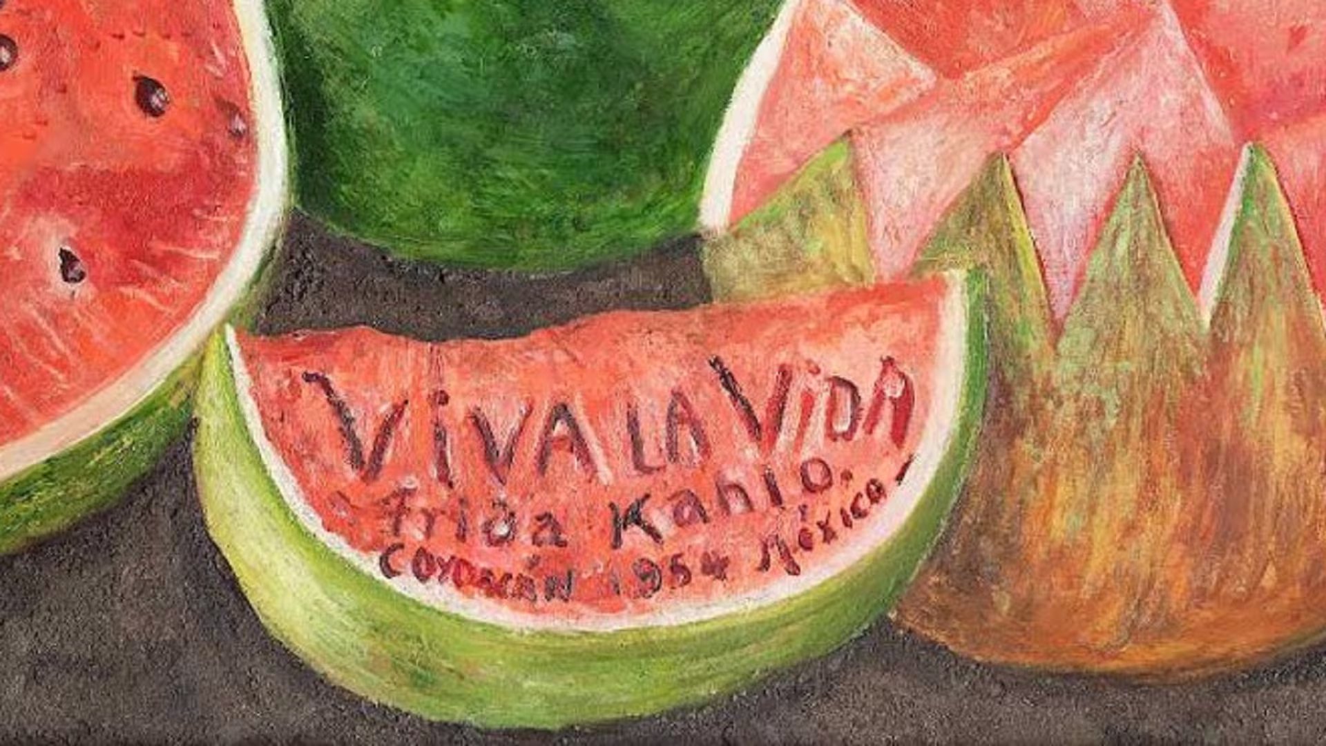 “VIVA LA VIDA – Frida Kahlo – Coyoacán 1954 – México”: la intervención última en su última obra