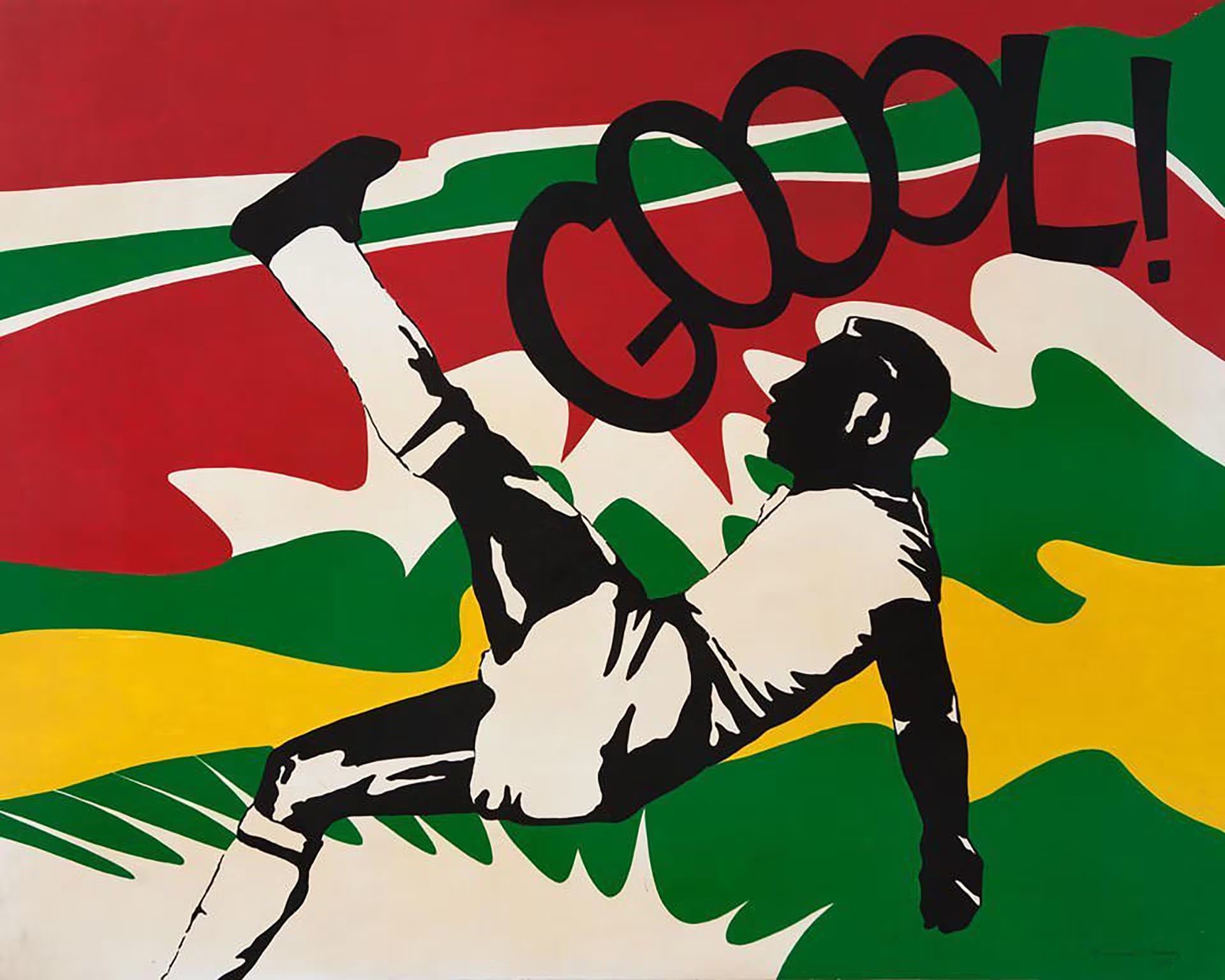“Pelé, gool”, de Maurício Nogueira Lima (Colección privada)