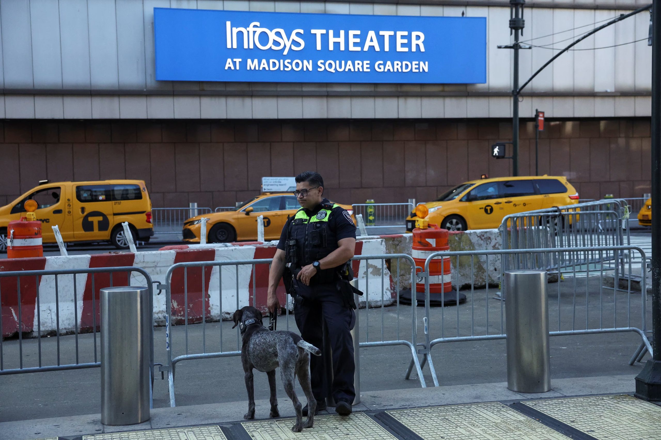 CBS informó que el ensayo estaba previsto entre las 6 de la tarde y las 10:30 de la noche, con permiso en la vía pública y seguridad privada por el fin de semana del 4 de julio (REUTERS/Shannon Stapleton)