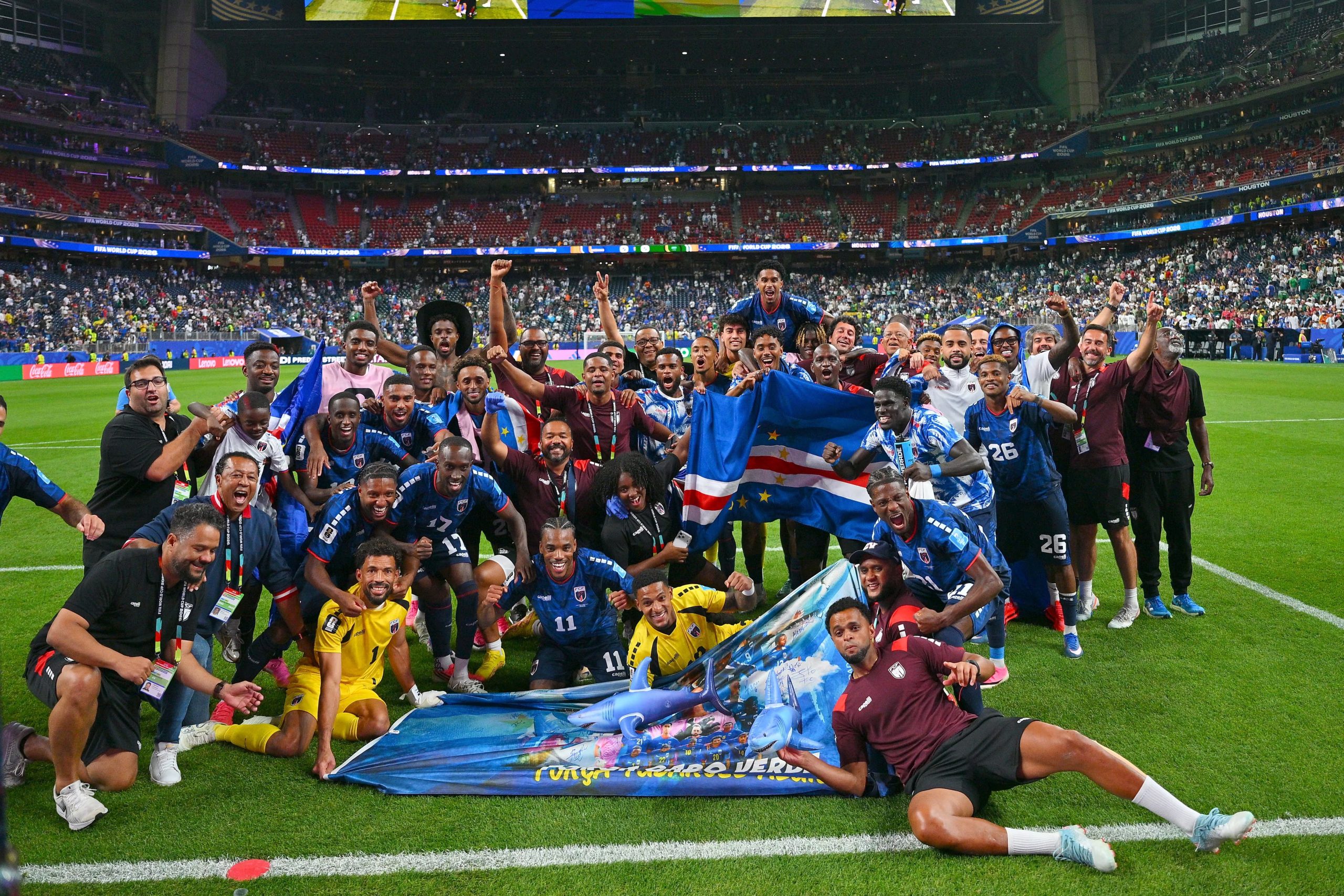 La selección de Cabo Verde (EFE/EPA/SAM WASSON)