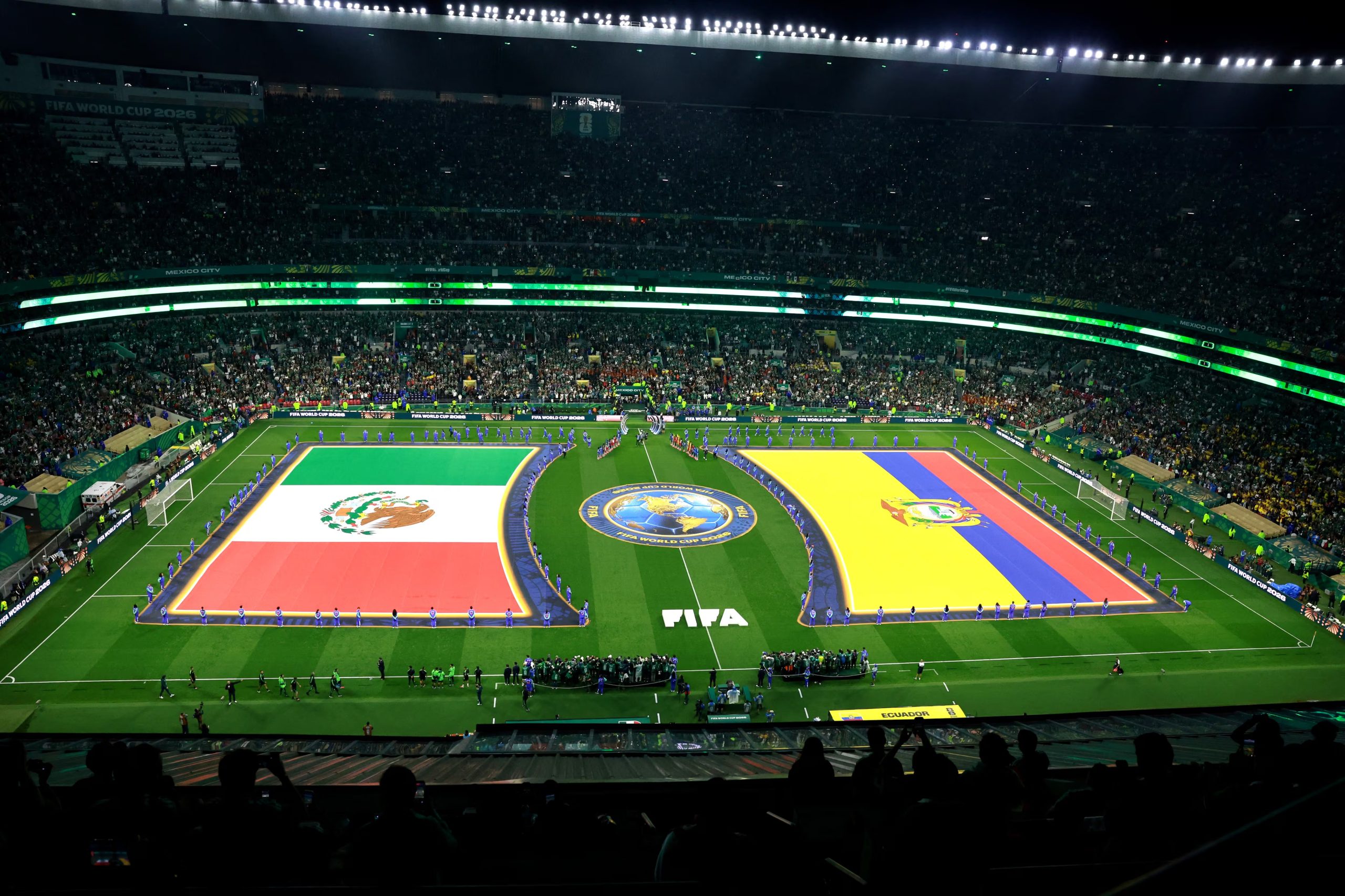 Soccer Football - FIFA World Cup 2026 - Round of 32 - Mexico v Ecuador - Estadio Azteca, Mexico City, Mexico - June 30, 2026 General view inside the stadium before the match REUTERS/Henry Romero