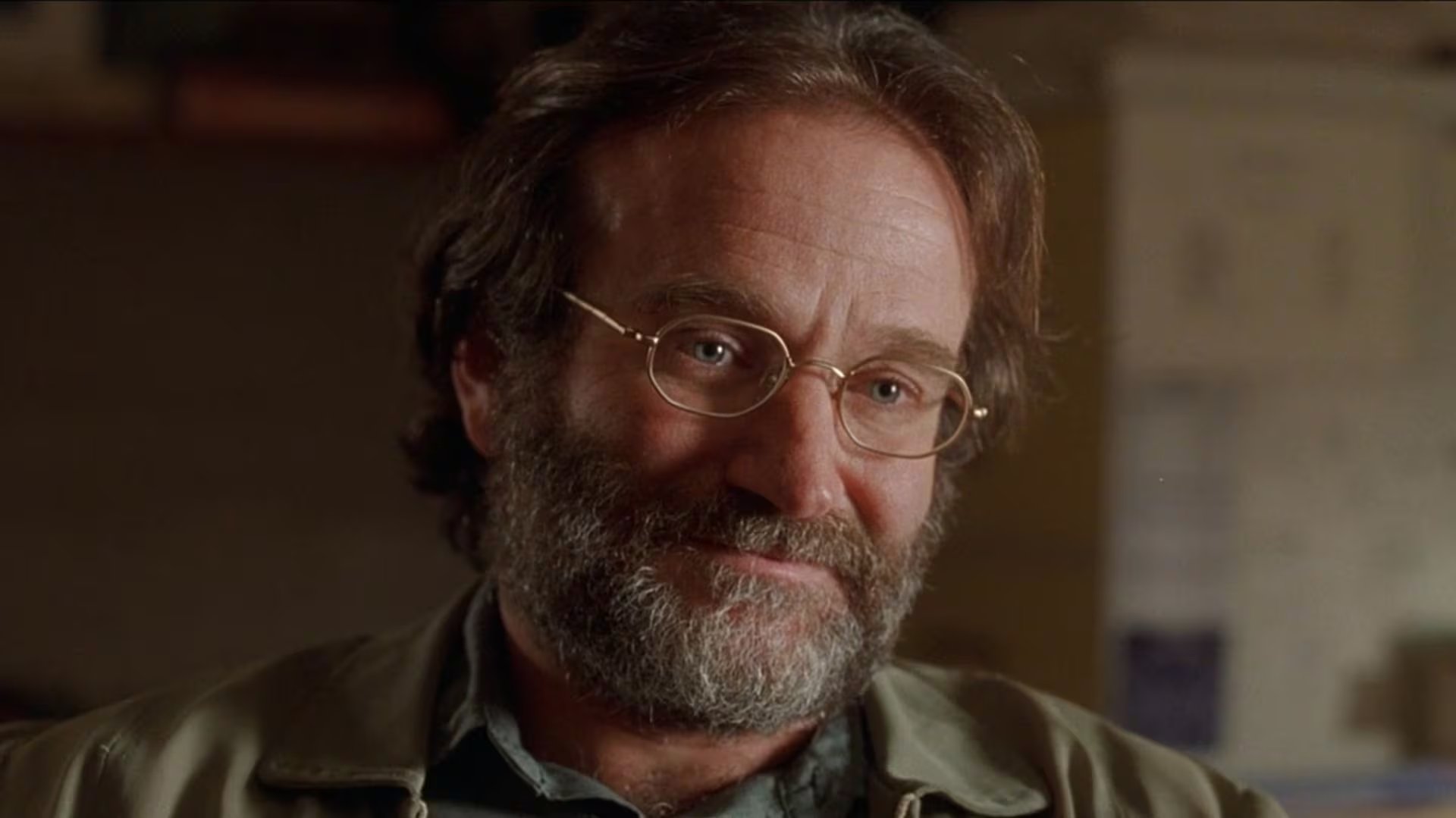 La frase improvisada de Robin Williams retomó el relato sobre la Serie Mundial de 1975 y cerró con simetría el arco de la película (Miramax)