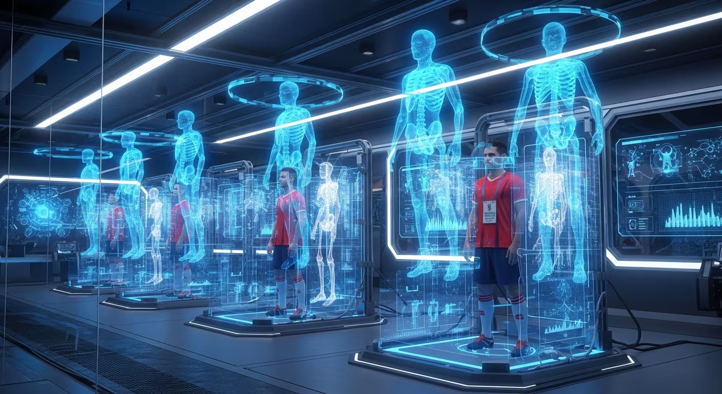 Futbolistas fueron escaneados en 3D para poder identificar rápidamente posiciones adelantadas. (Imagen Ilustrativa Infobae)